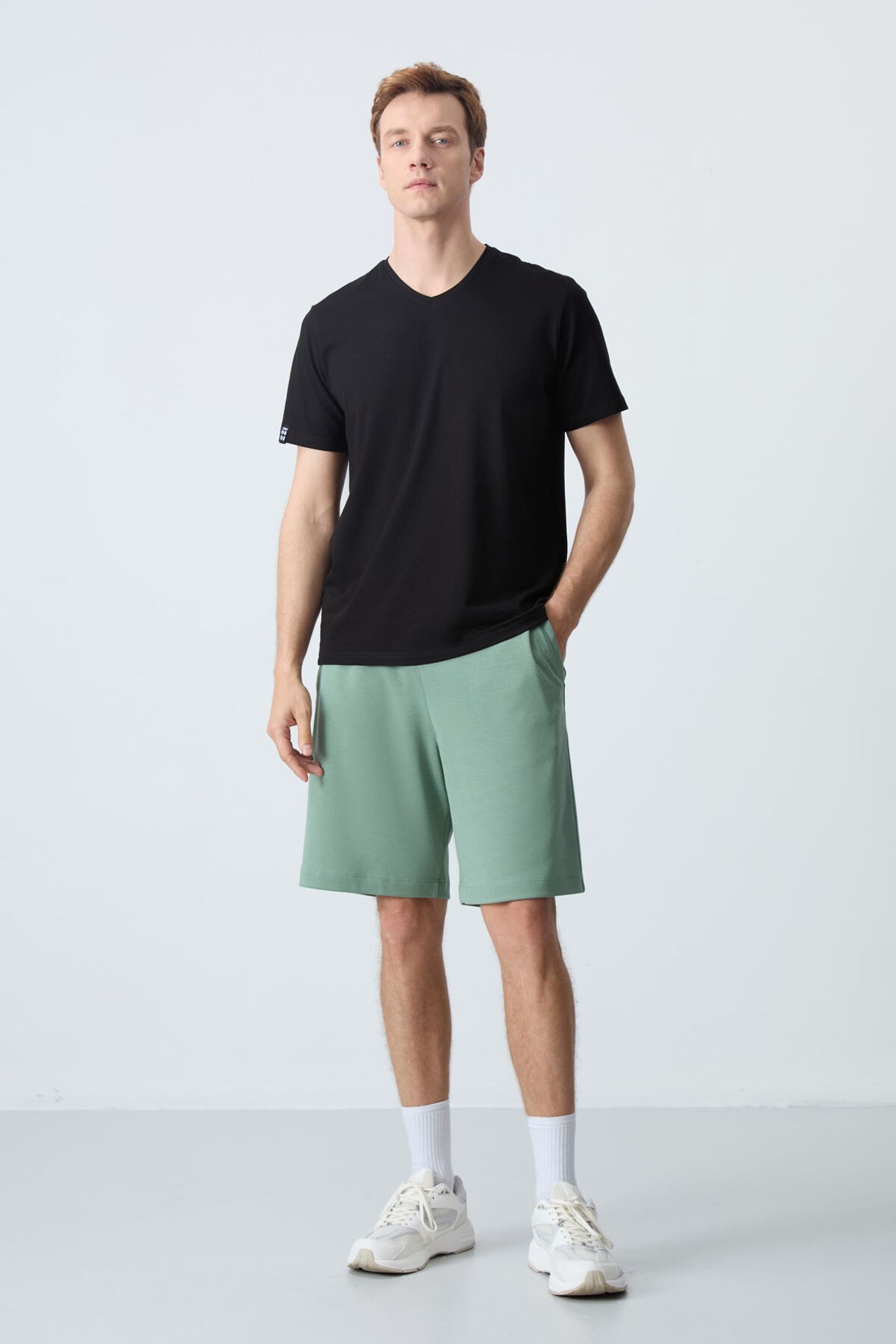 TOMMY Men's Cotton-Blend Sweat Shorts 4