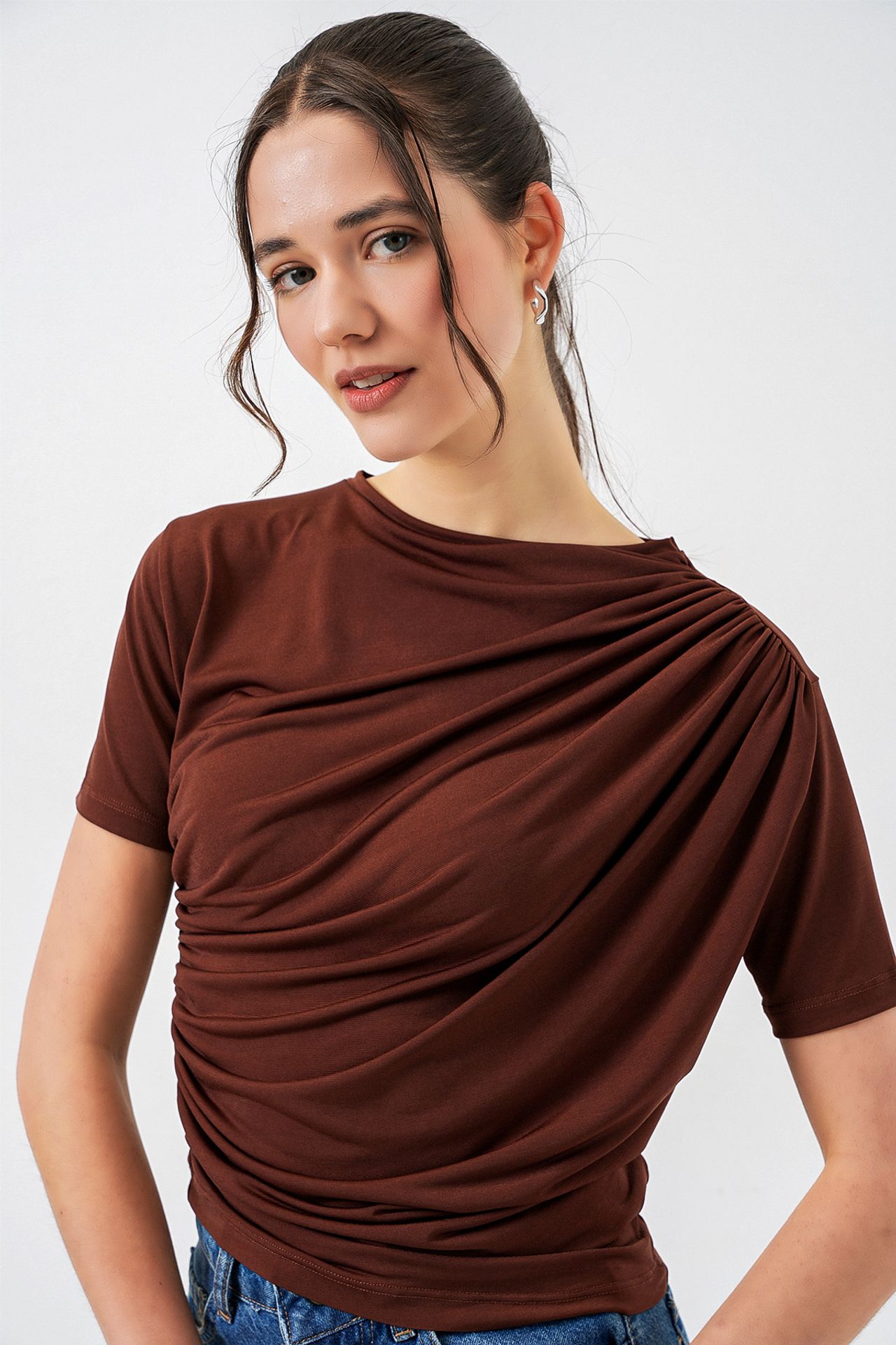 BDART Fitted Cowl Neck Blouse 2
