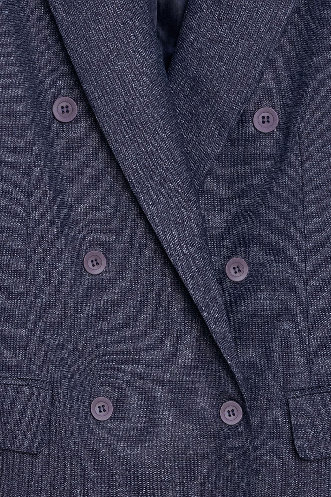 DILVIN Long Shawl Collar Crepe Blazer