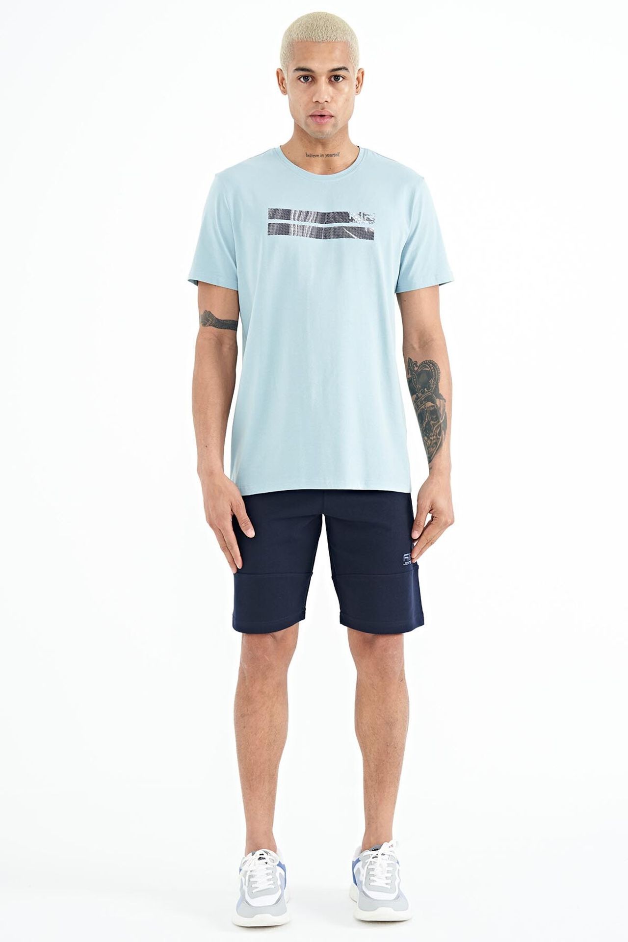 TOMMY Men's Solid Knit Sweat Shorts 1