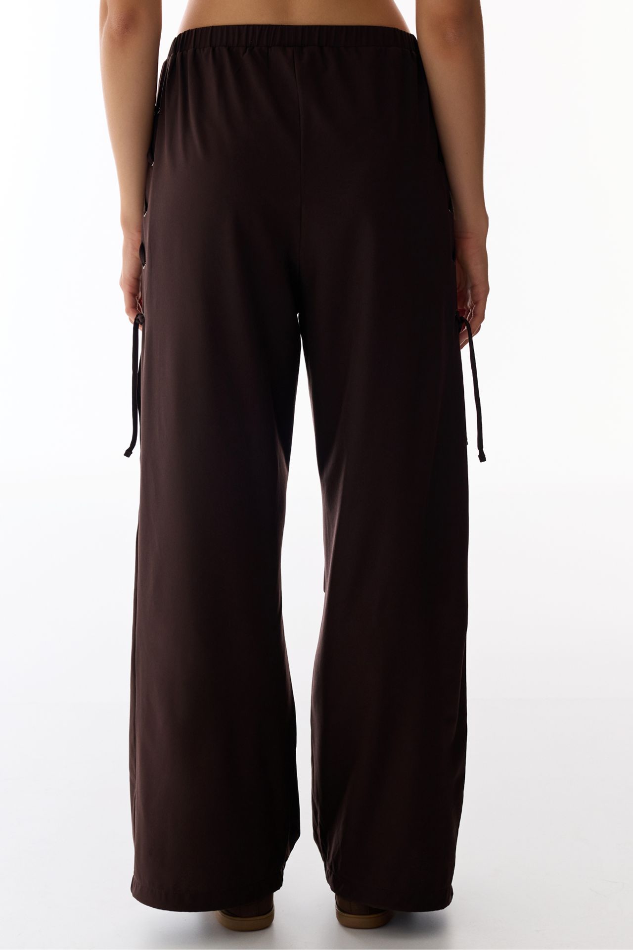 PENTI High Waist Trousers With Hem Detail 4