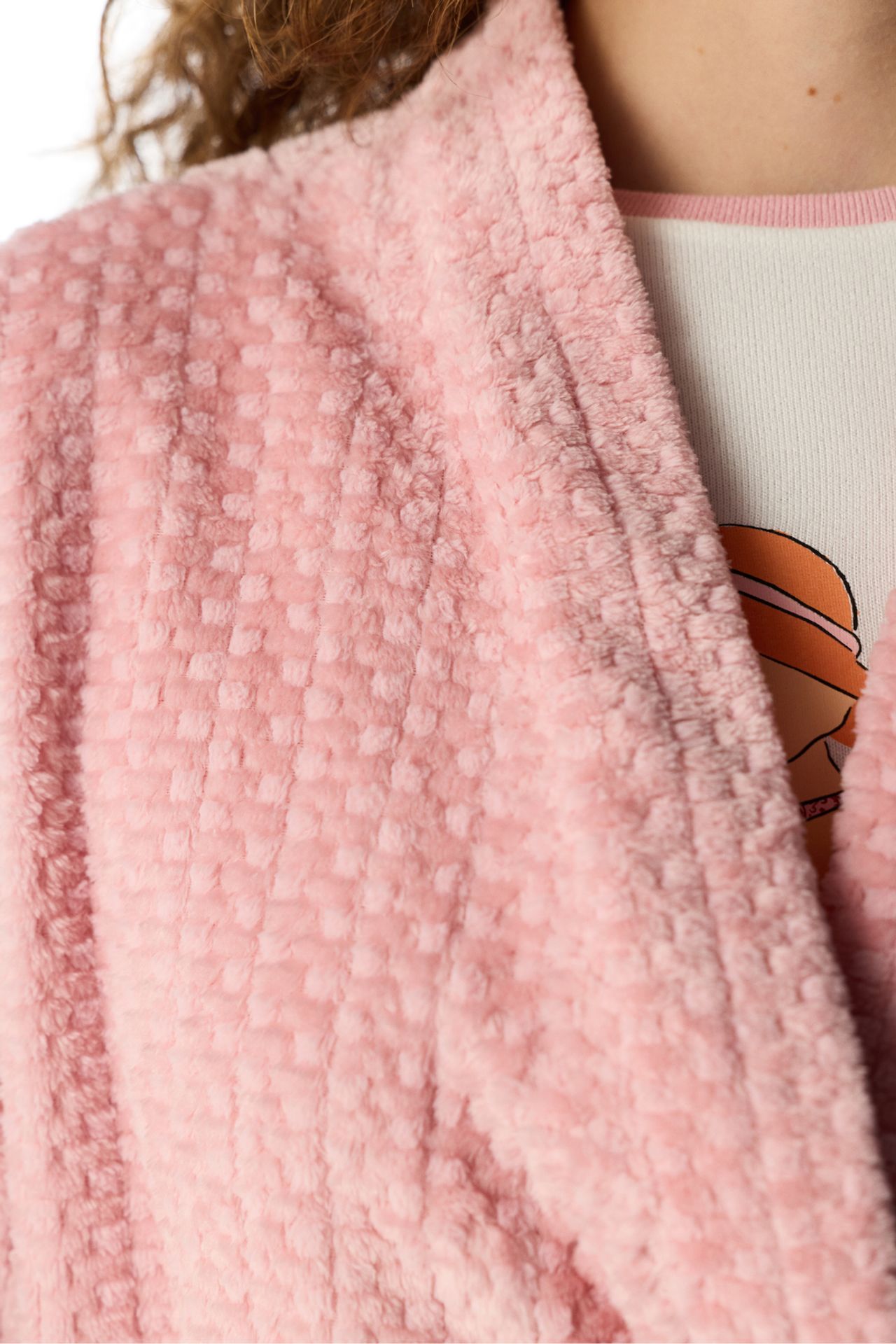 PENTI Countryside Fluffy Long Sleeve Robe 3