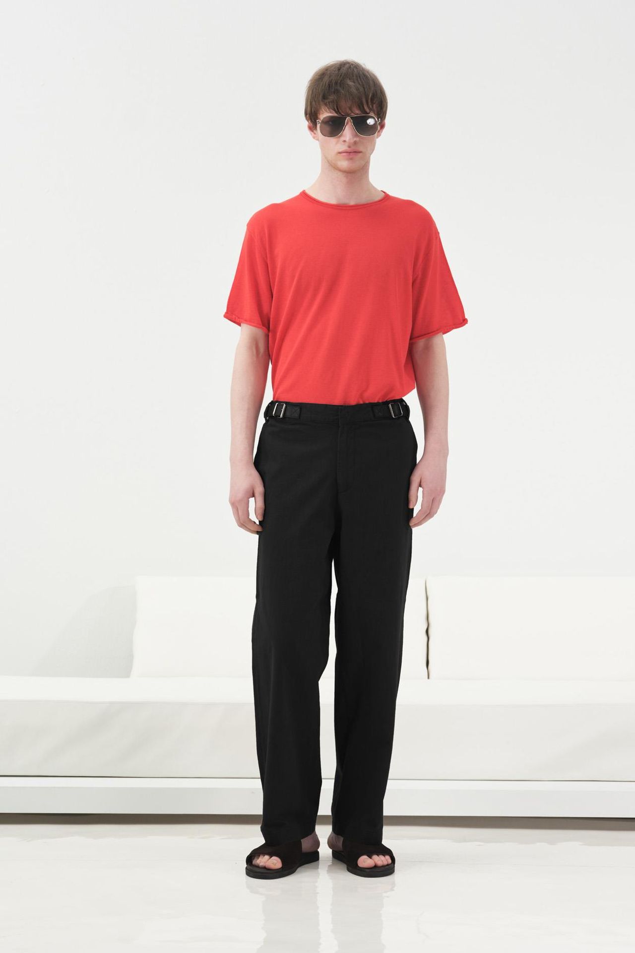 GIESTO Men's Cotton Poplin Straight-Leg Pants 2