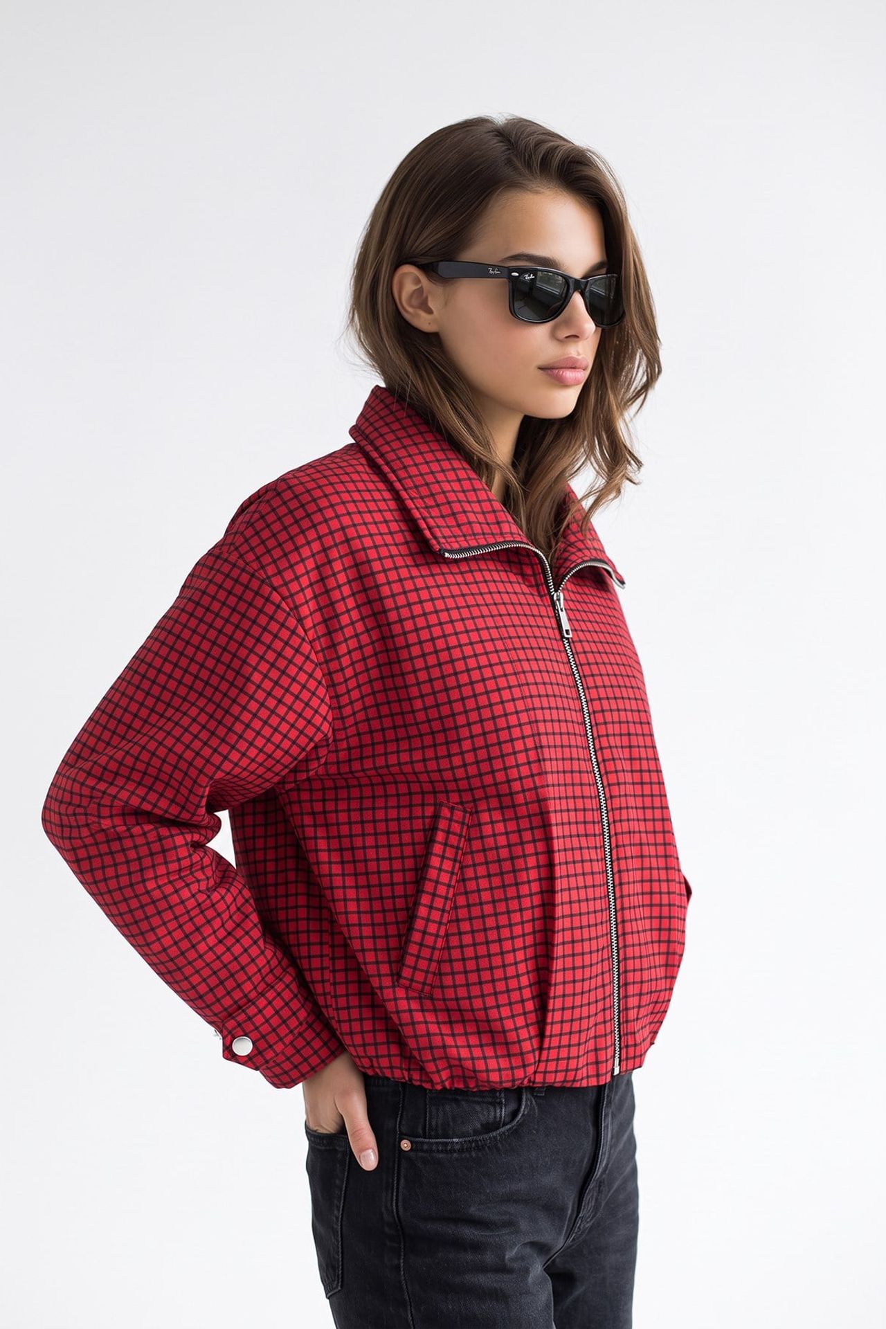 MIXRAY Women's Tailored Blazer