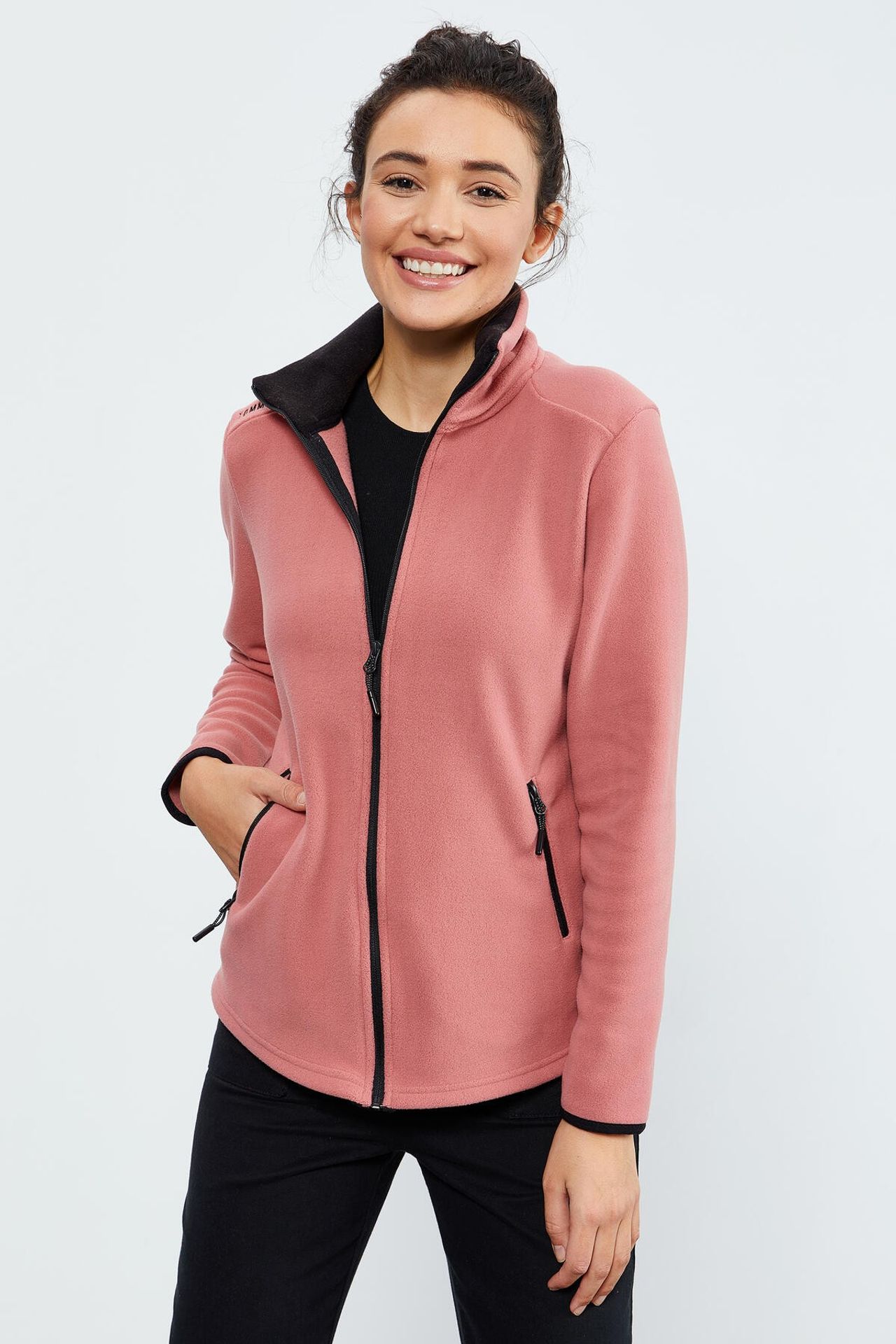 TOMMY Women's Plush Zip-Front Sweatshirt 5