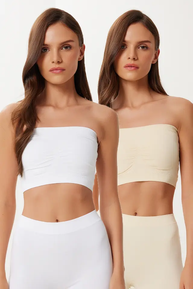 ISTANBUL Strapless Crop Bandeau Top