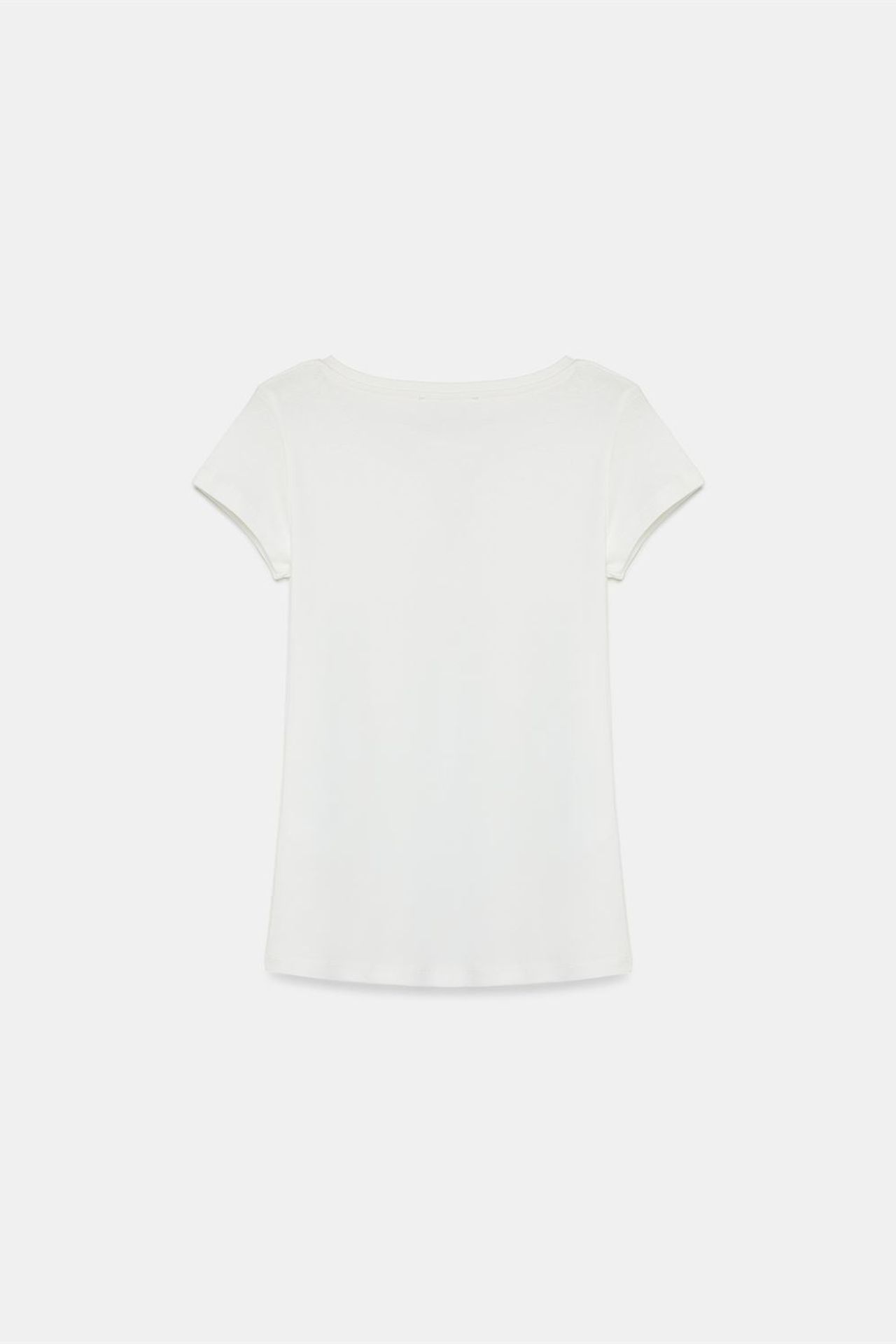 DILVIN Women's Slim Fit Cotton U-Neck T-Shirt 6