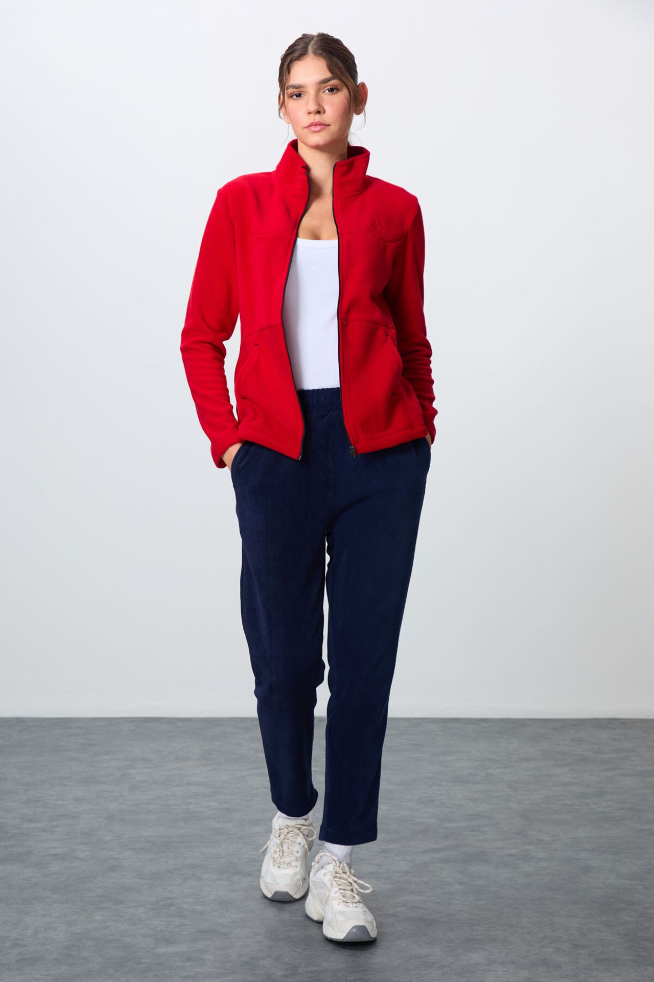 TOMMY Women's Long-Sleeve Zipper Tracksuit Set 2