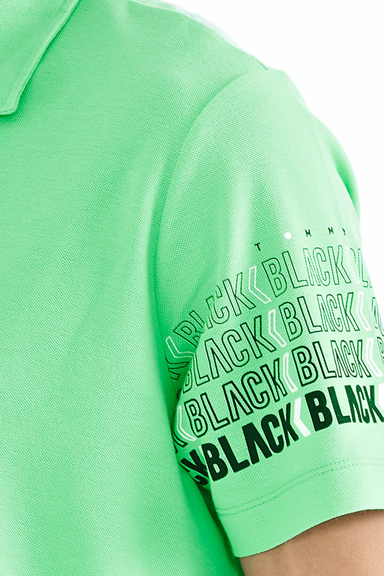 TOMMY Printed Polo Collar T-Shirt 3
