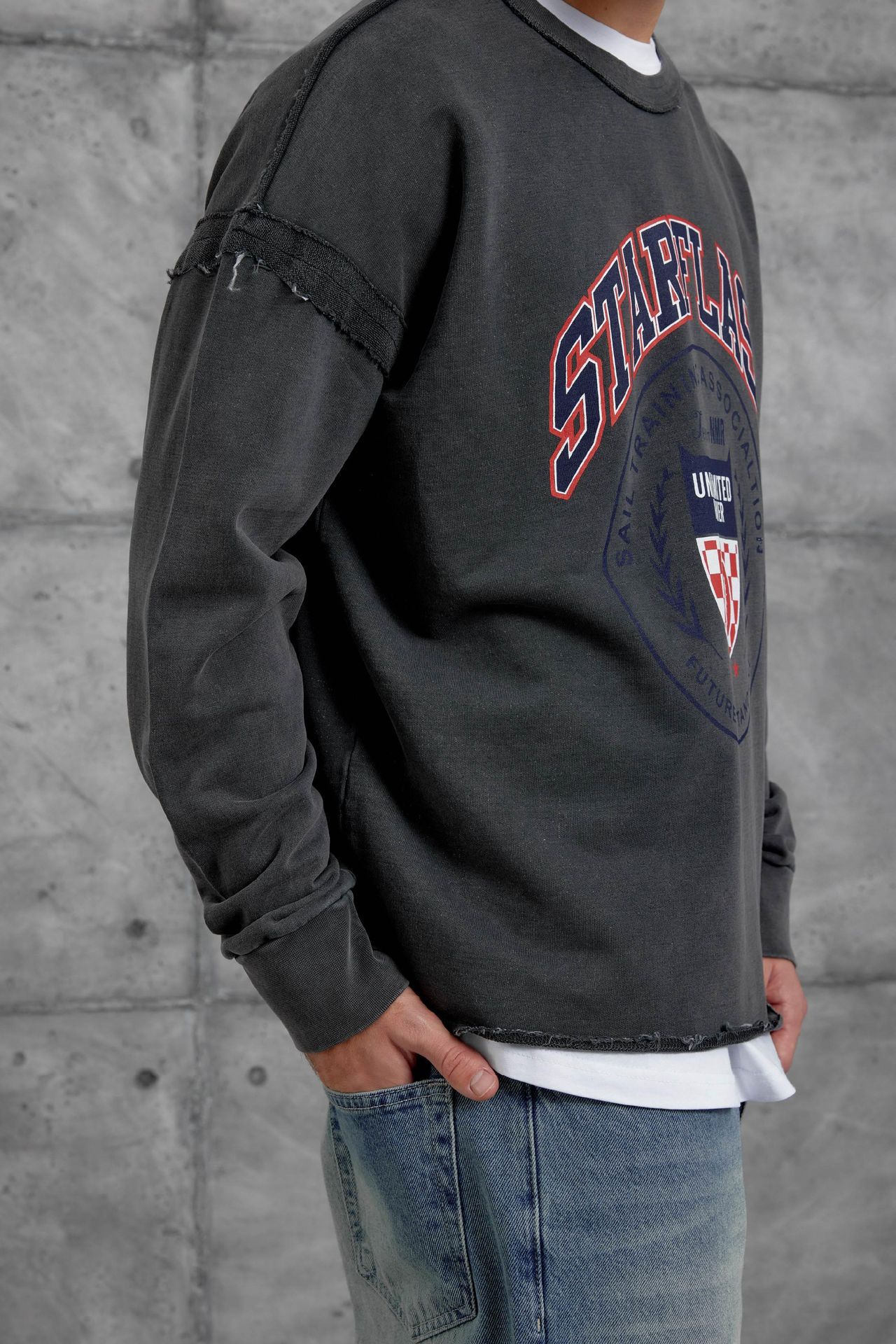 NOMARC Düz Kesim Bisiklet Yaka Sweatshirt 3