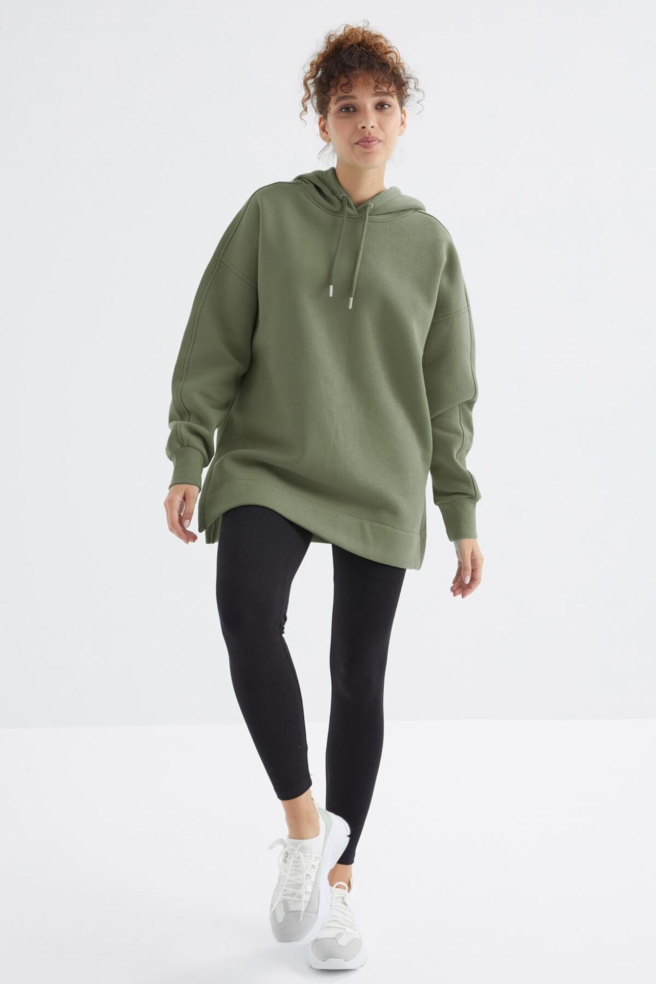 TOMMY Oversized Hooded Sweatshirt With Pocket 2