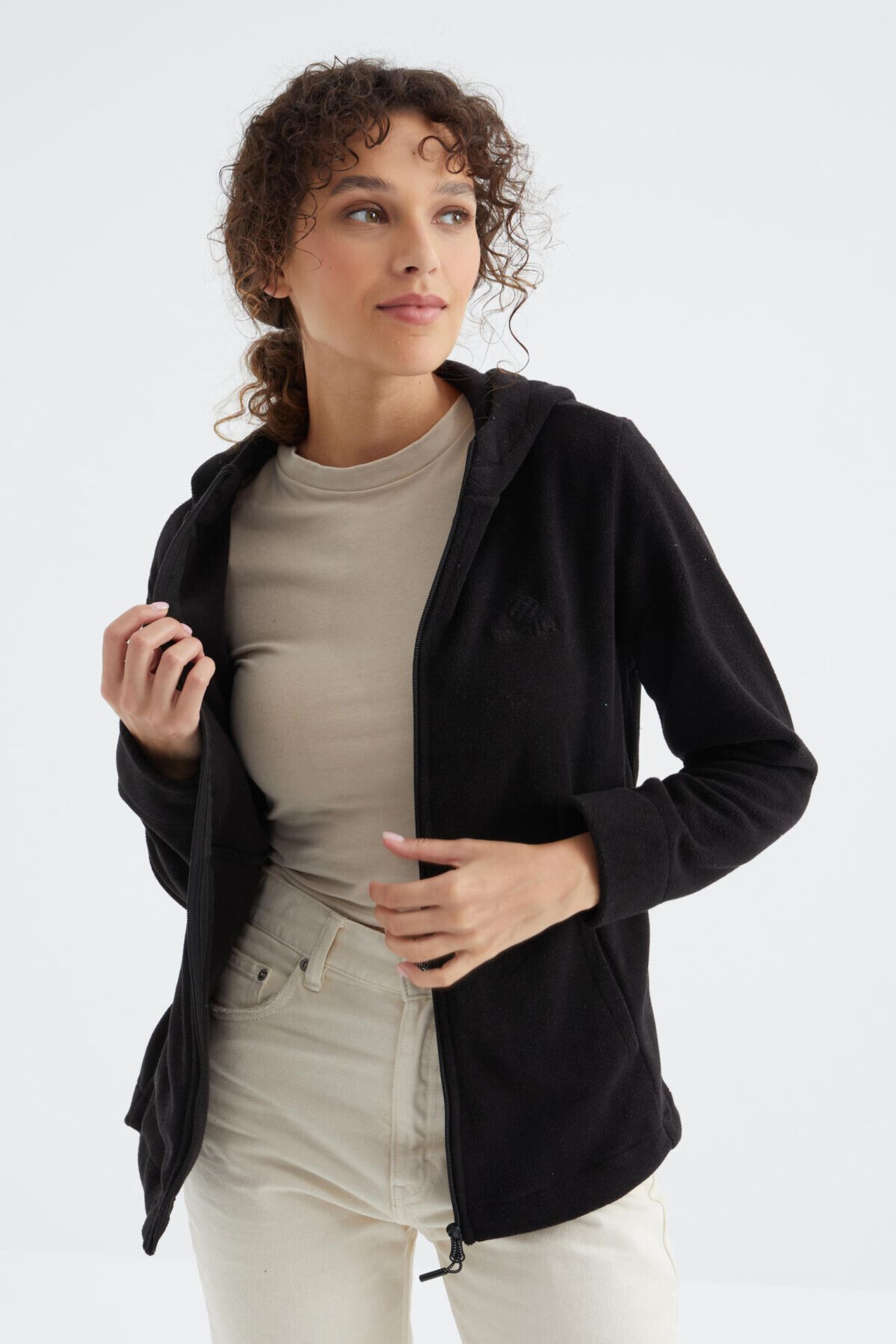 TOMMY Women's Hooded Zip Sweatshirt 5