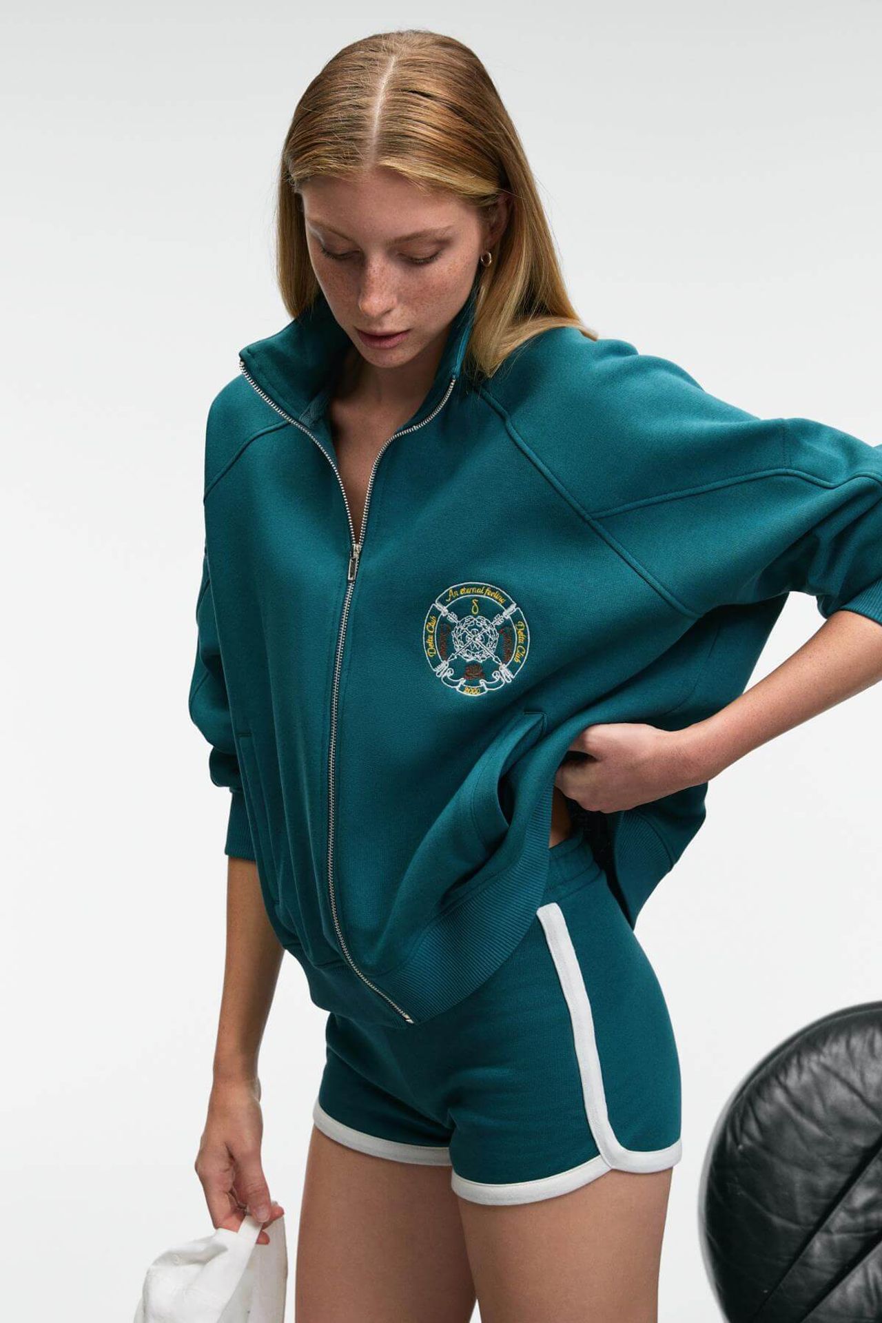 GRIMELANGE Half Zip Logo Sweatshirt 5