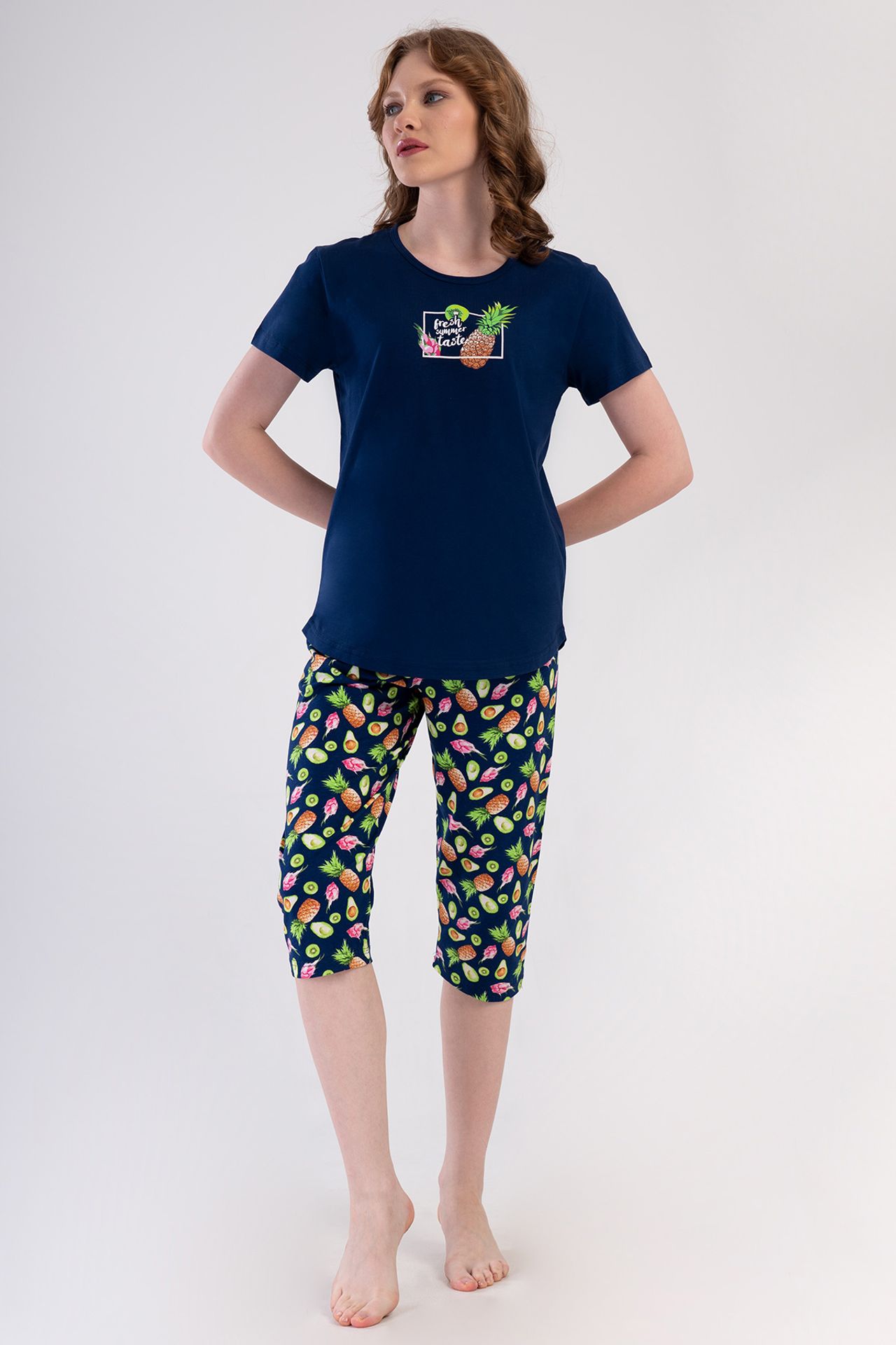 YAKE Rahat İki Parçalı Pijama Takımı 1