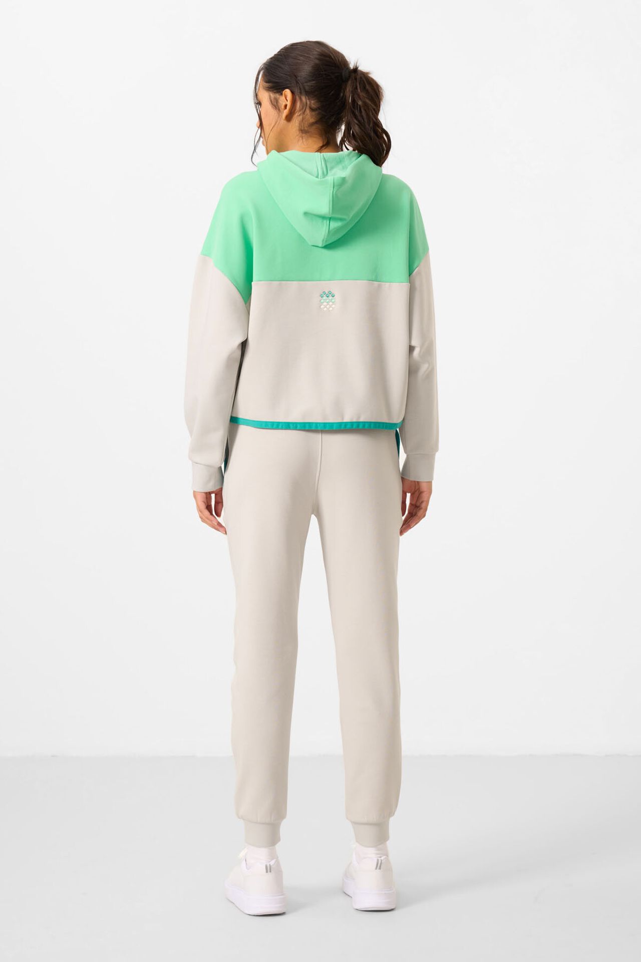TOMMY Color-Blocked Hooded Sweatshirt And Pants Set 6