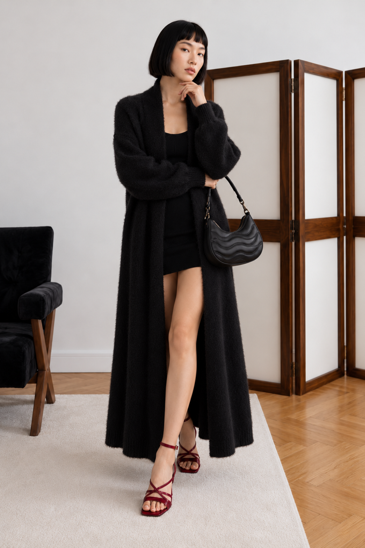 MY FASHION Açık Ön Normal Kalıp Hırka 2