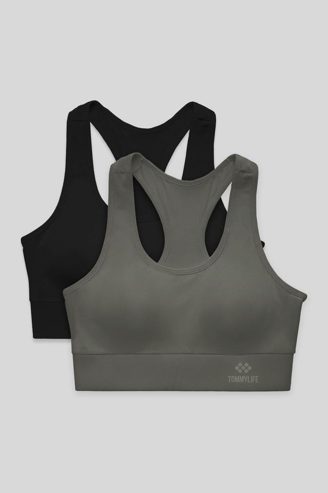 TOMMY Fitted Sleeveless Crop Sports Top