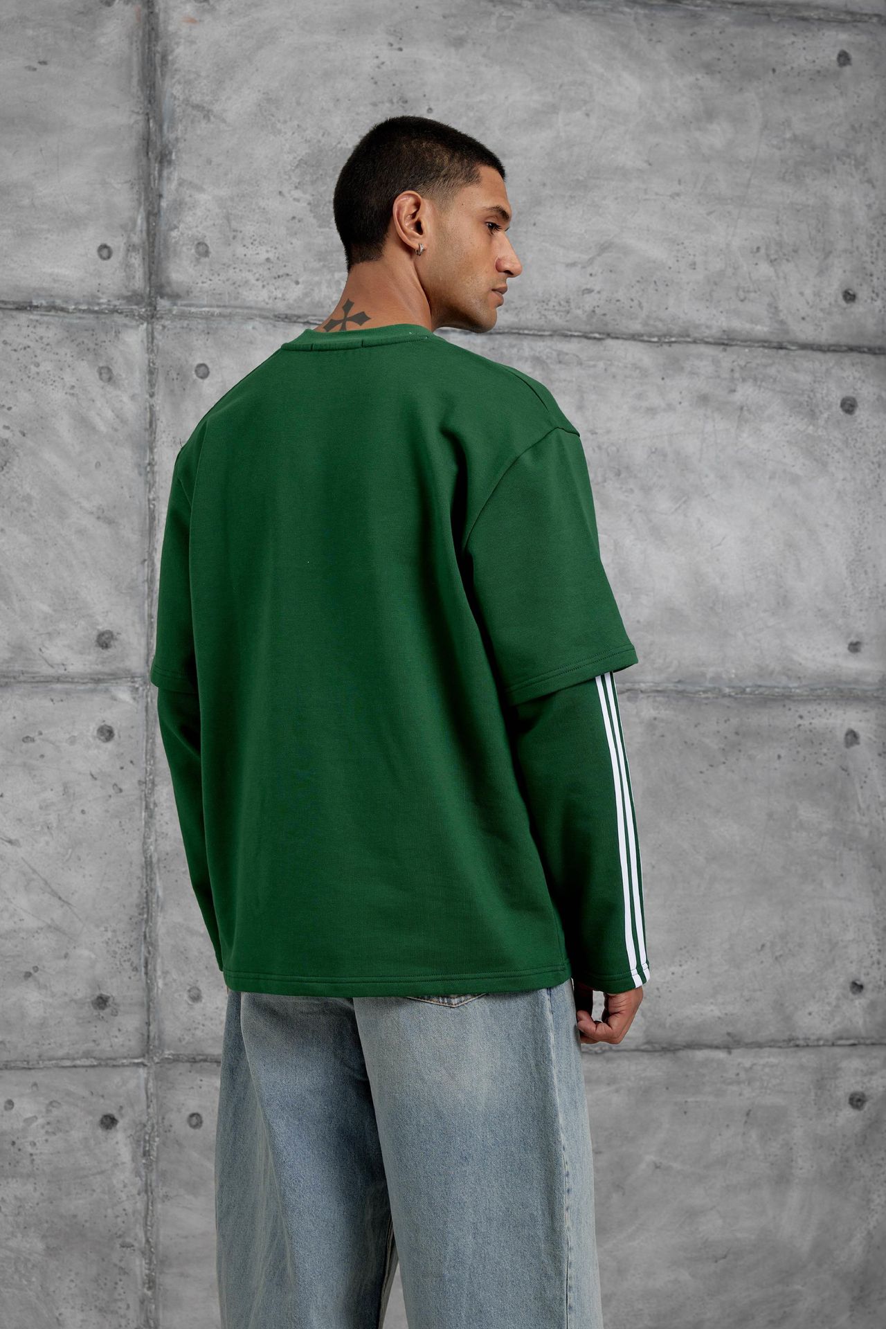 NOMARC Regular Kalıp Bisiklet Yaka Sweatshirt 4