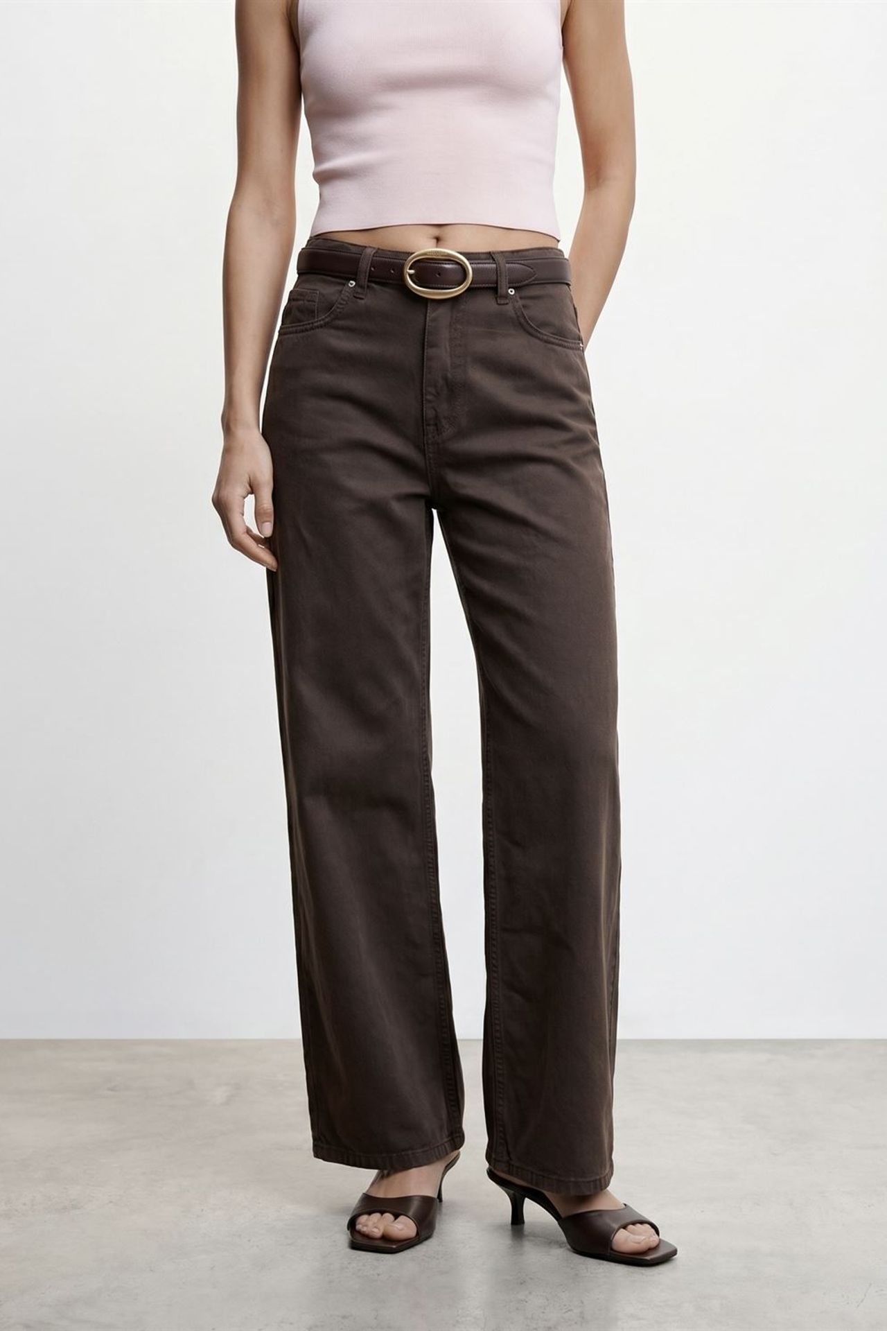 DILVIN High-Waist Wide-Leg Denim Jeans 3