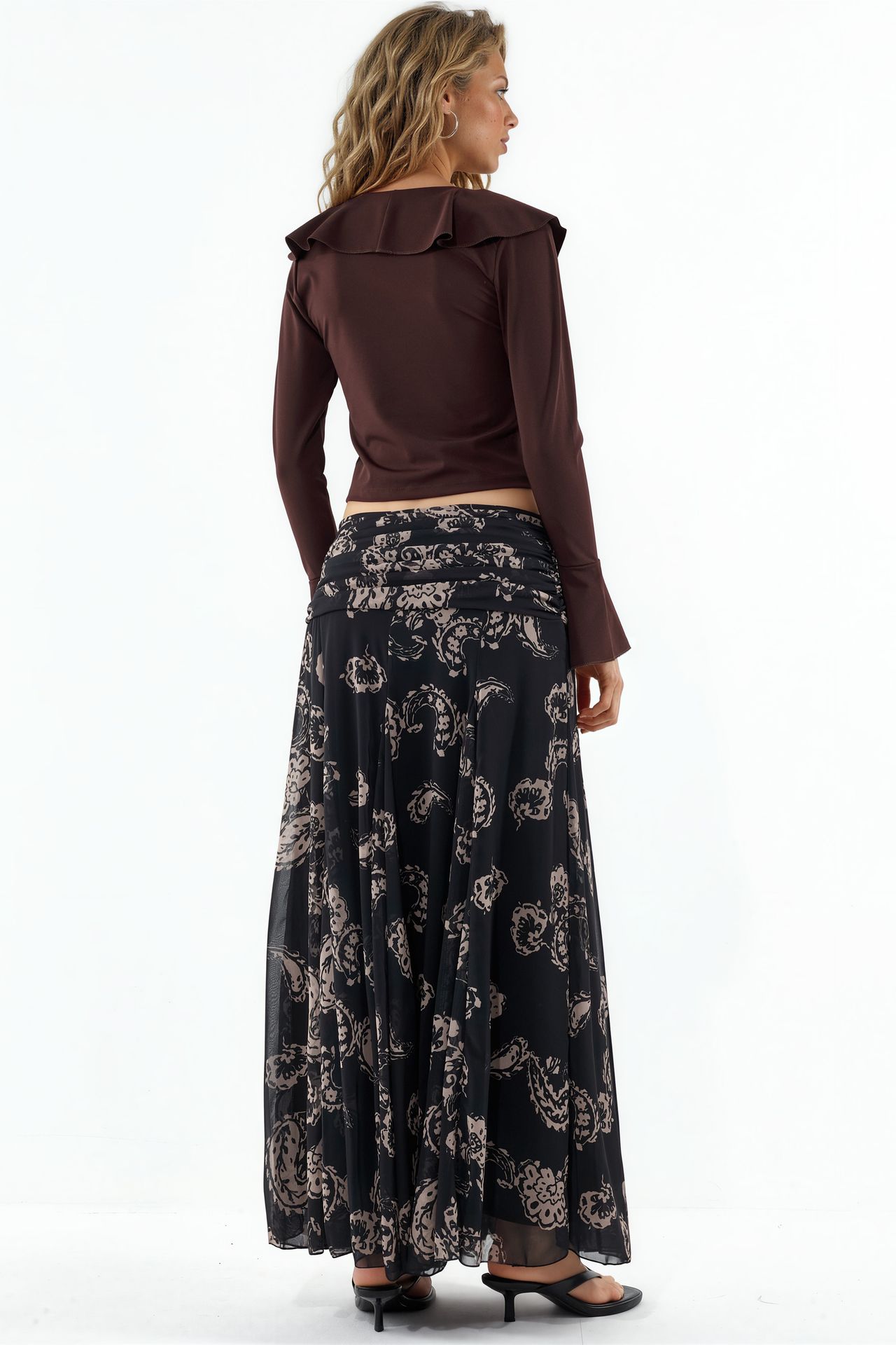 BDART High Waist Paisley Maxi Skirt 3