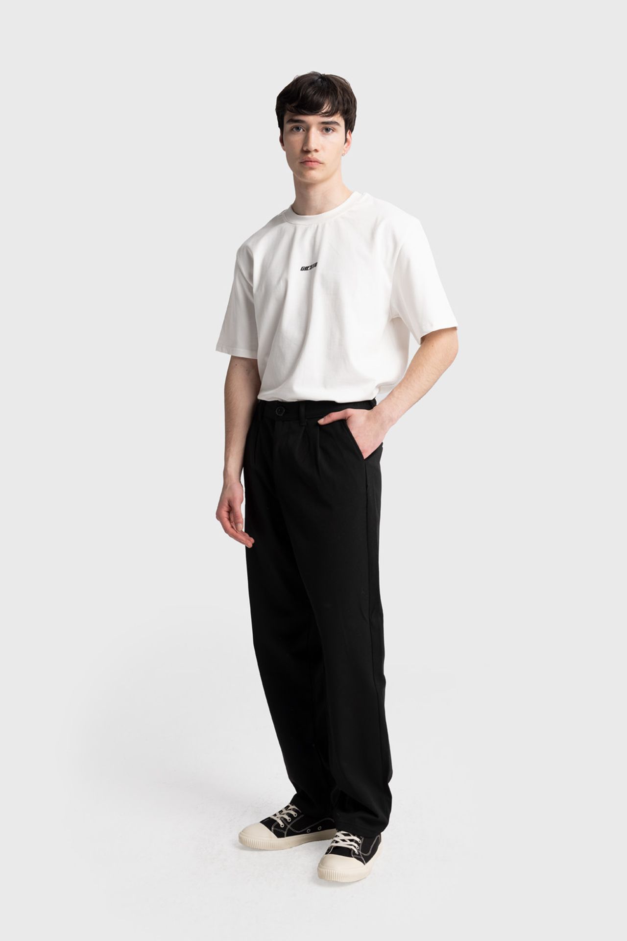 GIESTO Pleated Straight Leg Pants 4