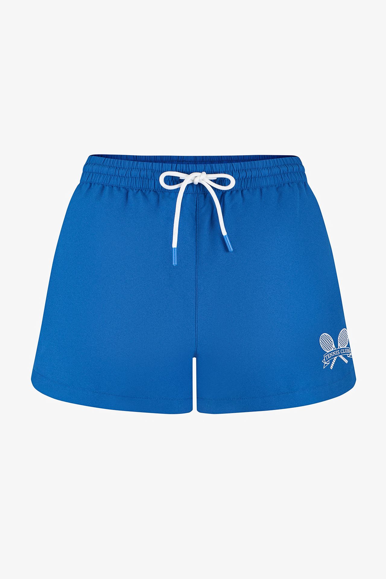 PENTI Men's Tennis Club Slogan Pattern Swim Shorts 4