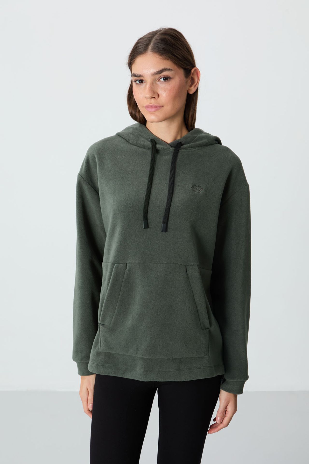 TOMMY Oversized Hooded Plush Sweatshirt 4