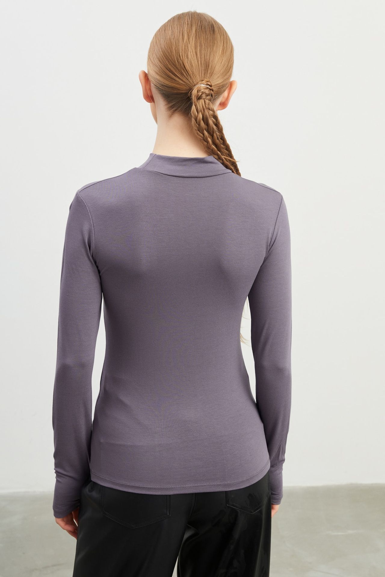 BIPANTOLON Kadın 2'li Cut Out Detaylı Yarım Balıkçı Yaka Body 6