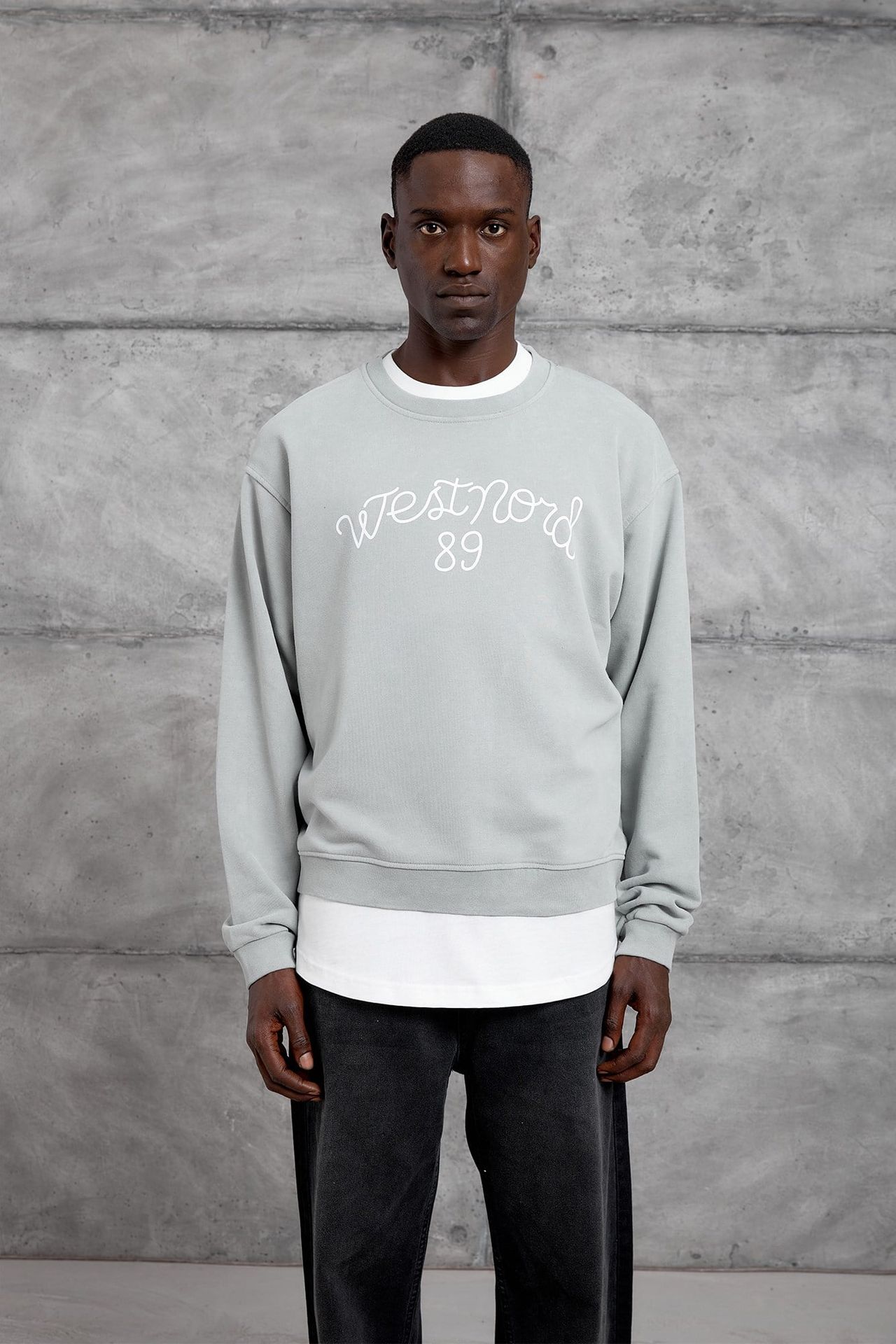 NOMARC Baskılı Oversize Bisiklet Yaka Sweatshirt 5
