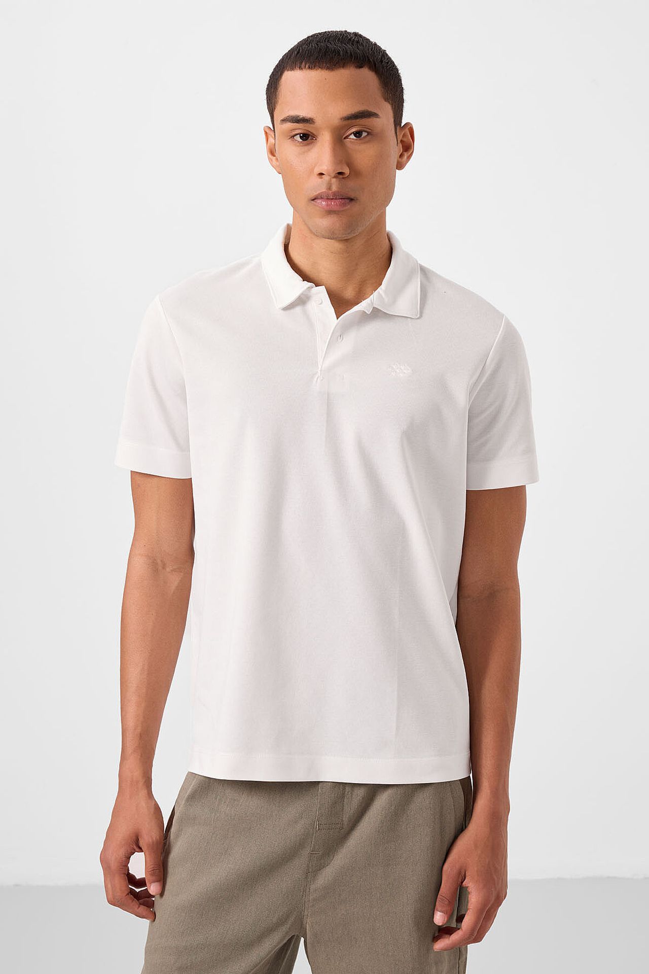 TOMMY Men's Cotton Elastane Polo T-Shirt 2