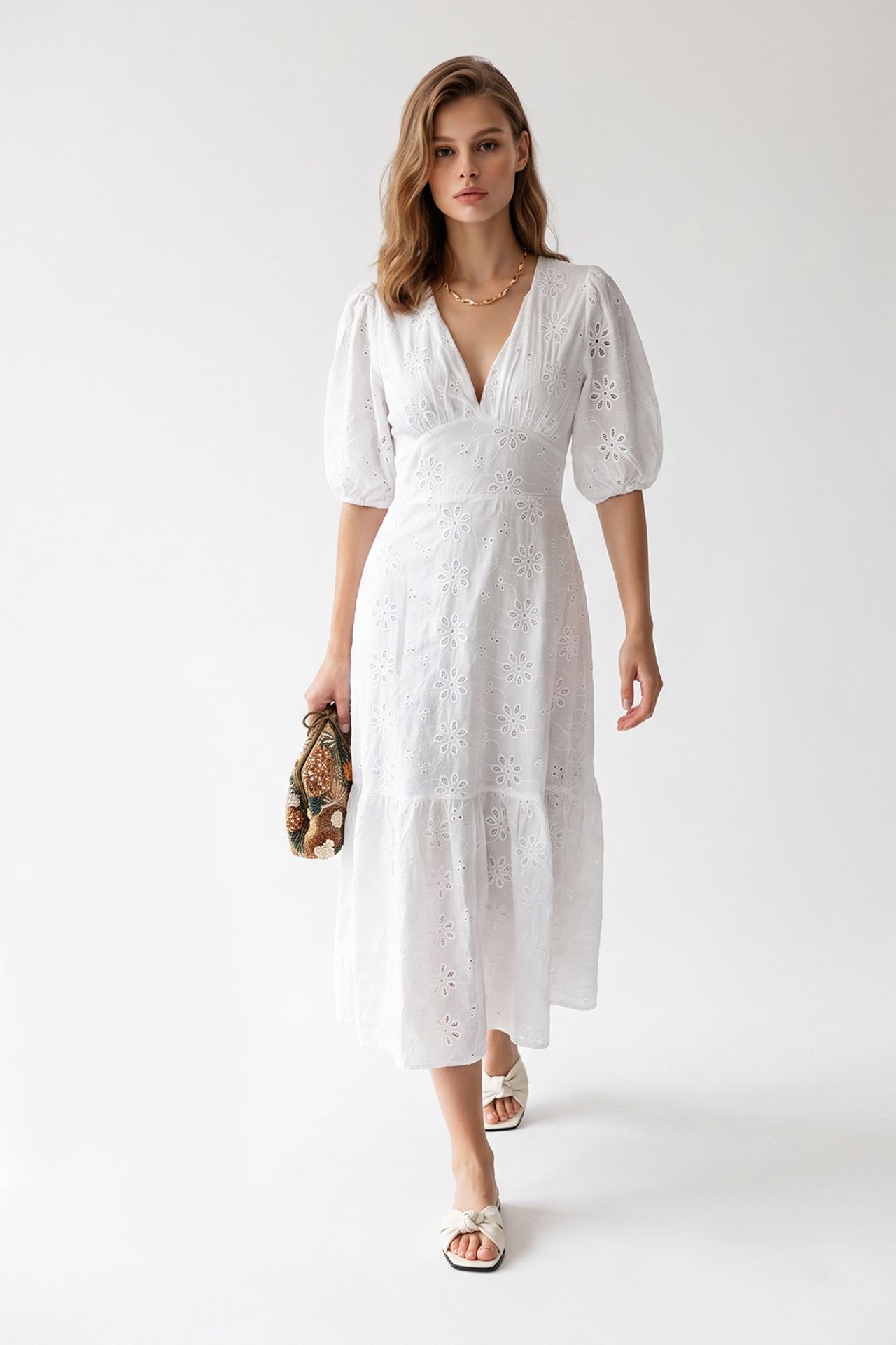 MIXRAY Cotton Maxi Dress 2
