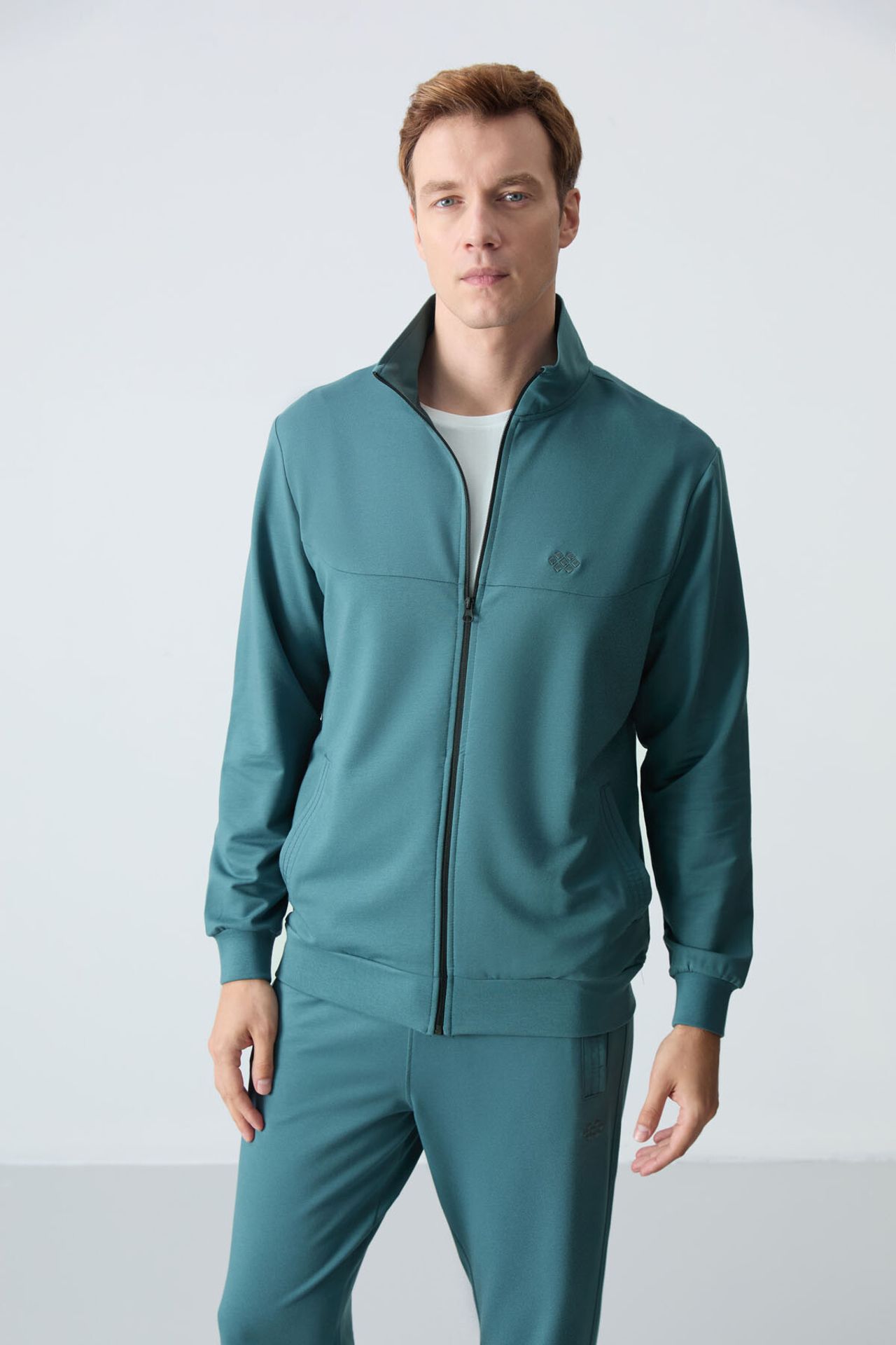 TOMMY Men's Zip-Collar Sweatshirt And Pants Set 3