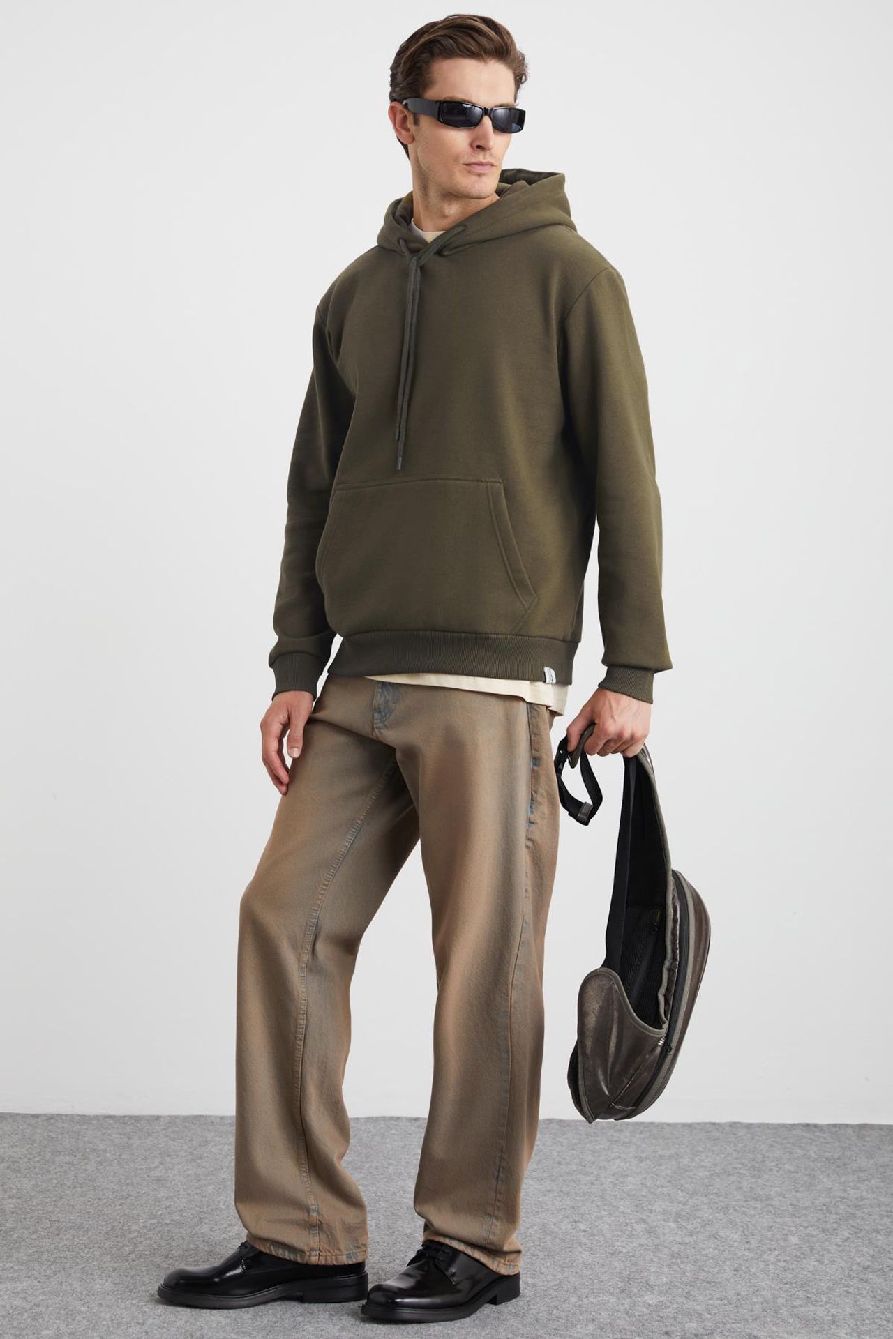 GRIMELANGE Kapüşonlu Cepli Sweatshirt 4