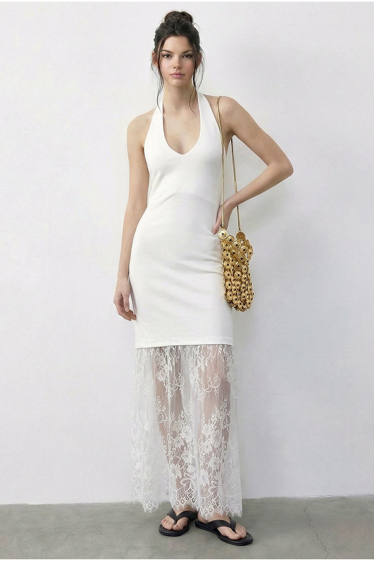 LUCCI Halter Maxi Dress 4