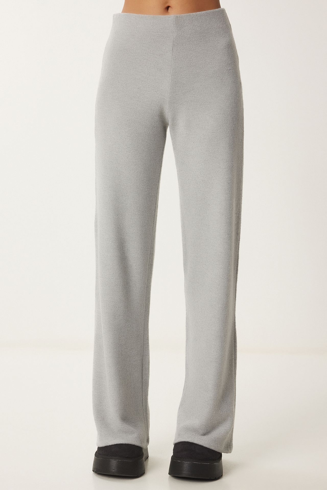 ISTANBUL Soft Textured Wide Leg Pants 5