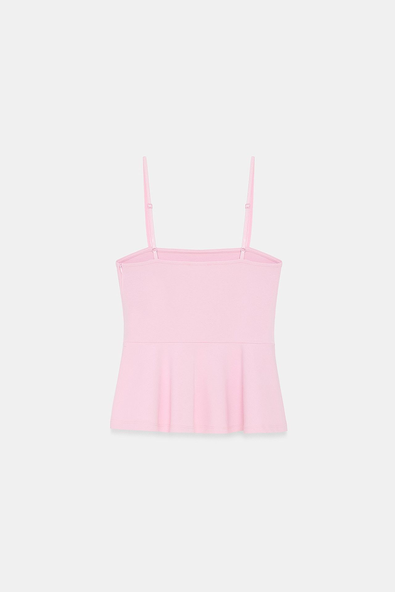 DILVIN Fitted Square-neck Frilly Cami Top 6