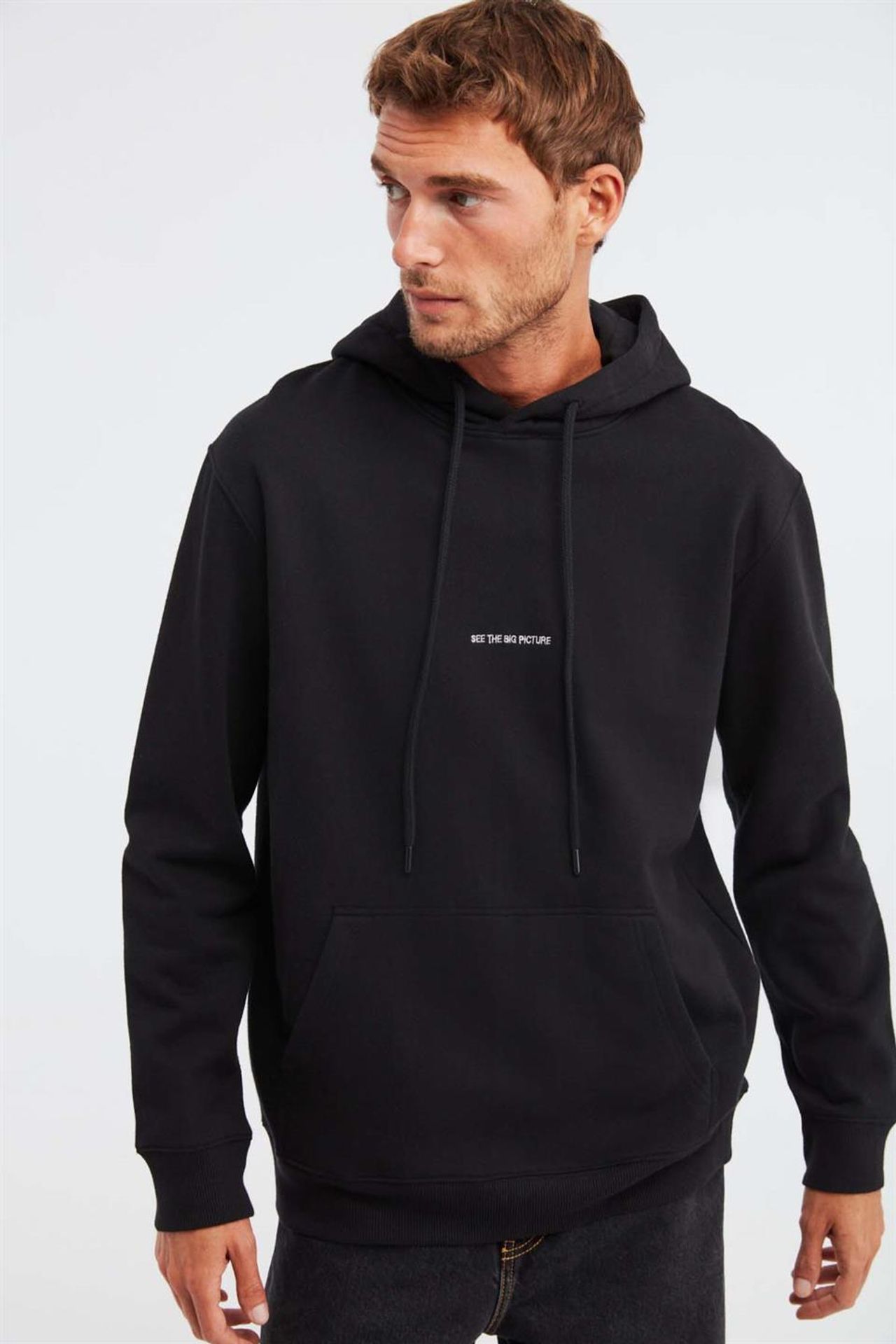 GRIMELANGE Kapüşonlu Cepli Büzgülü Sweatshirt 1