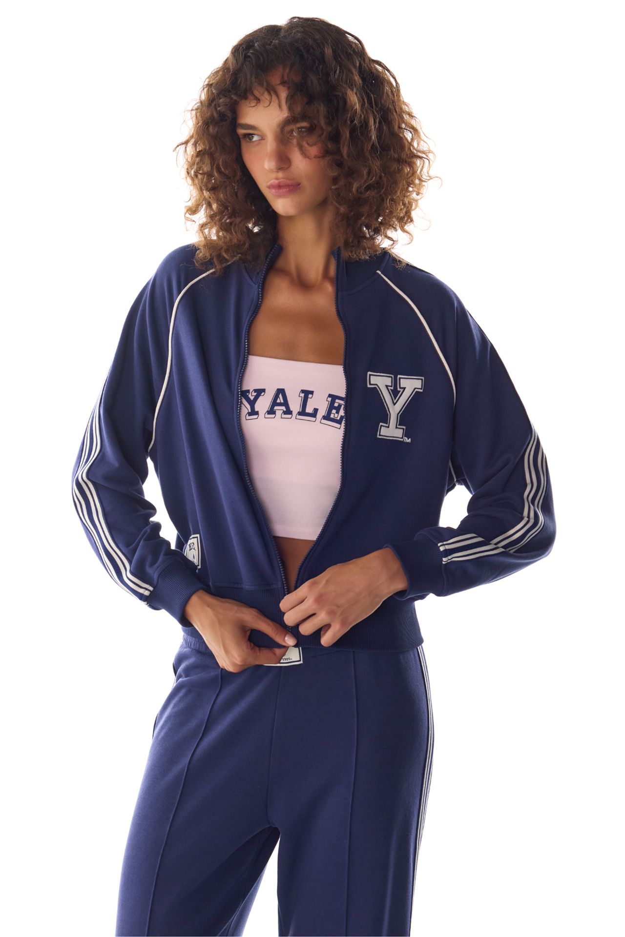 PENTI Yale Sweatshirt With Stripe Detail 2