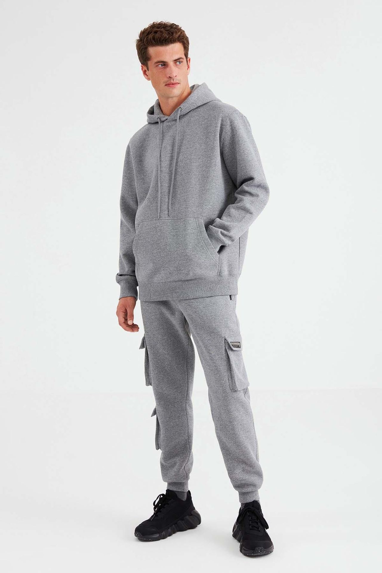 GRIMELANGE Kapüşonlu Cepli Normal Sweatshirt 4