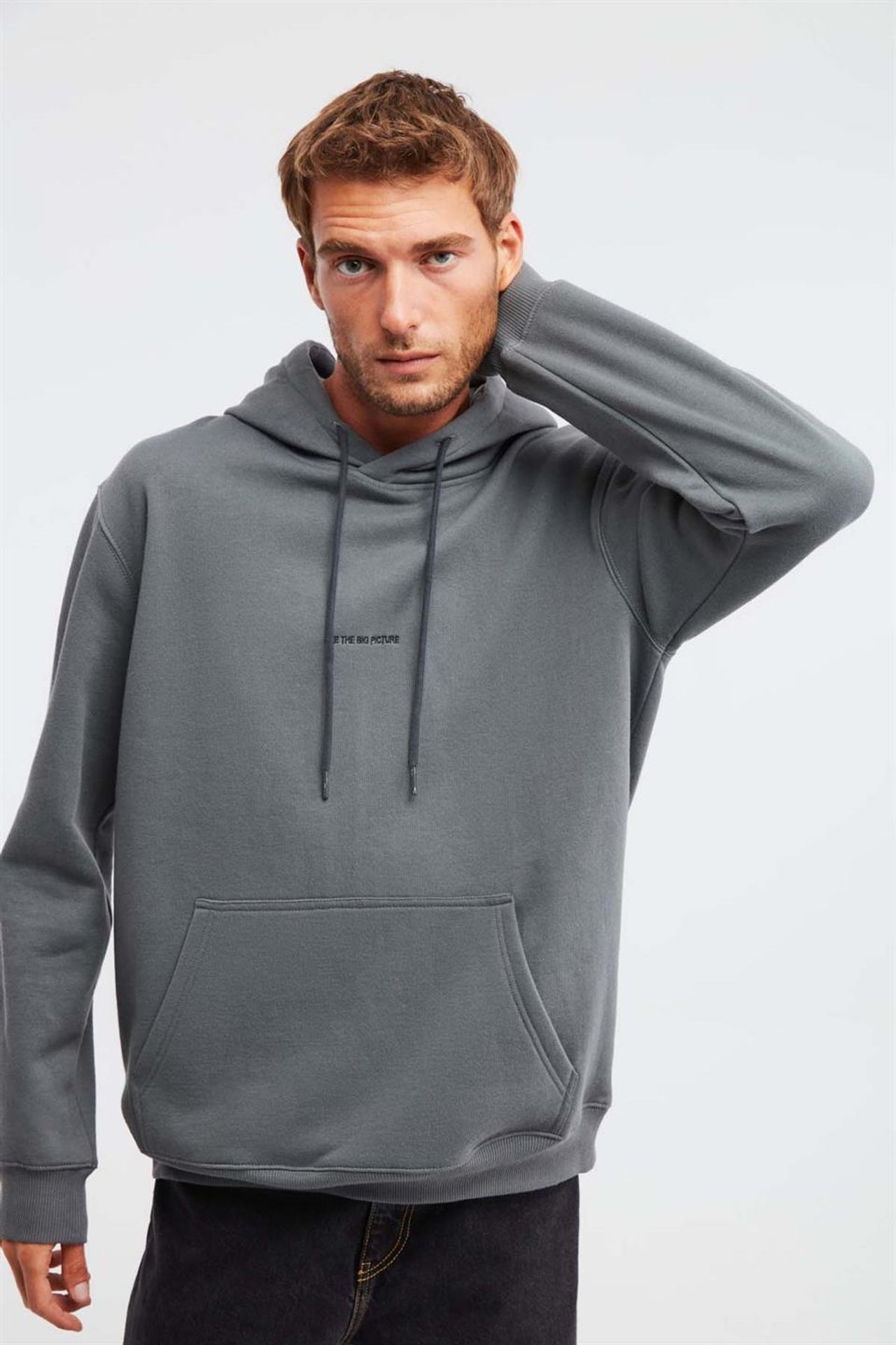 GRIMELANGE Kapüşonlu Cepli Büzgülü Sweatshirt 4