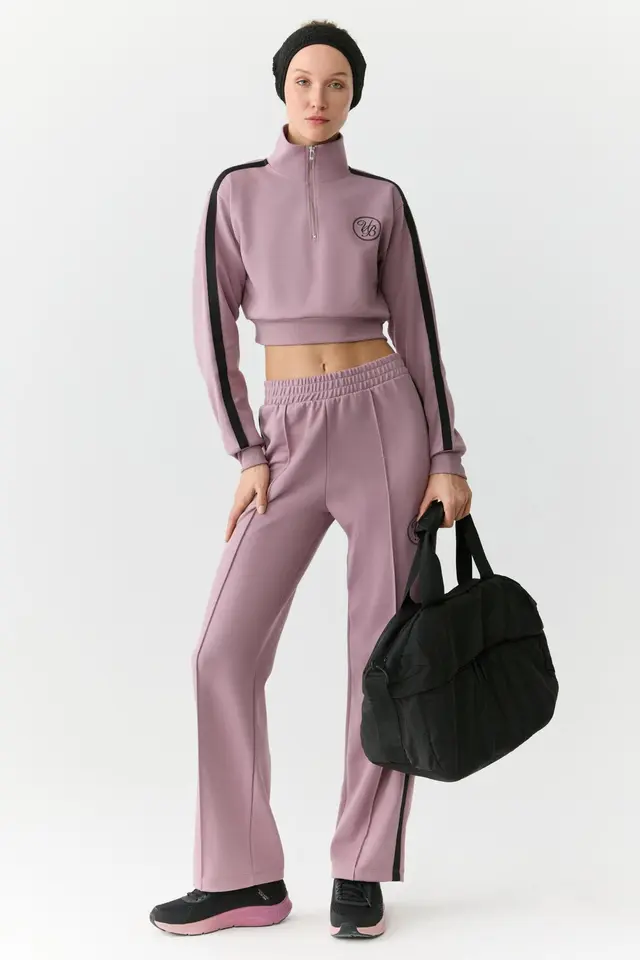 GRIMELANGE Straight Leg Elastic Waist Sweatpants