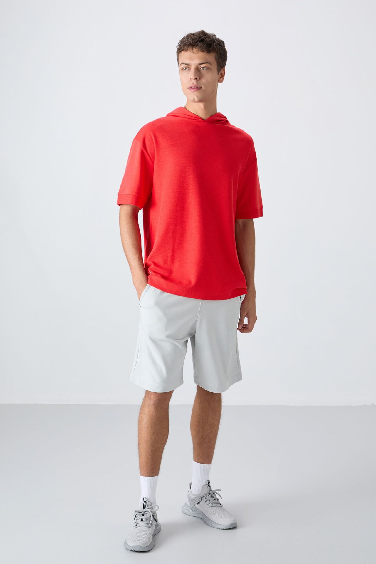 TOMMY Oversized Hooded Short-sleeve T-shirt 2