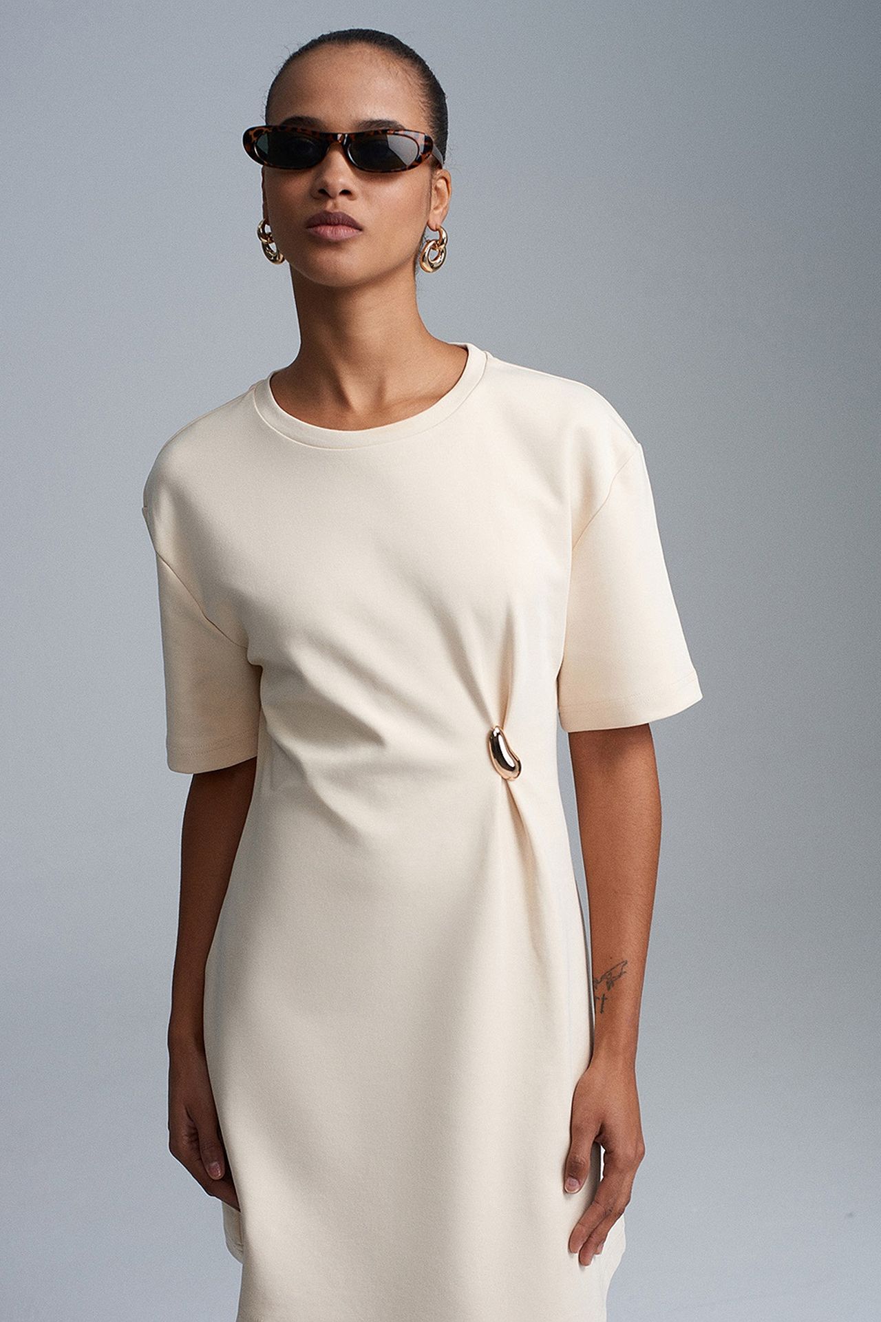 DILVIN Women's Mini Shift Dress 4