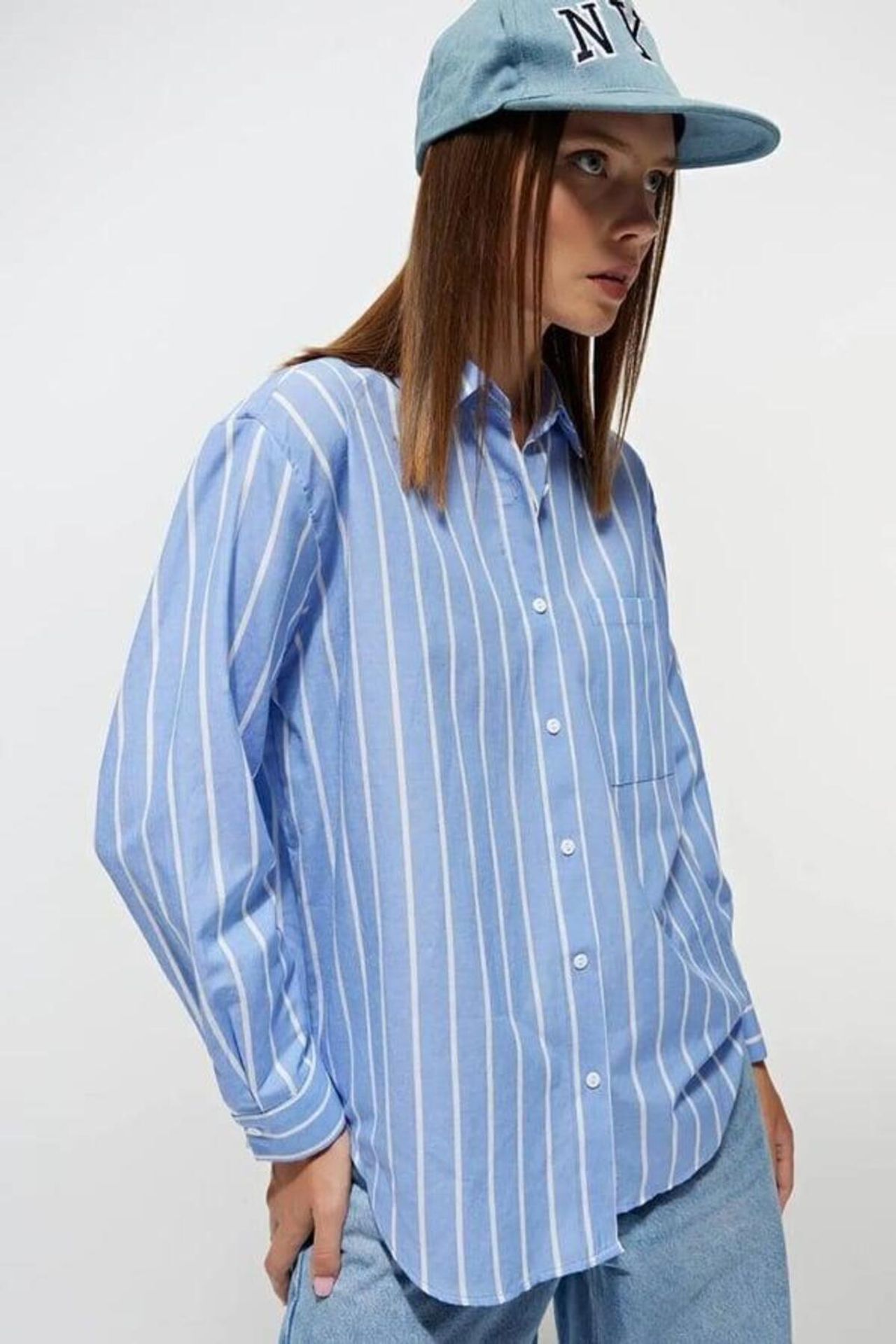 Mixray Striped Relaxed Fit Shirt 3