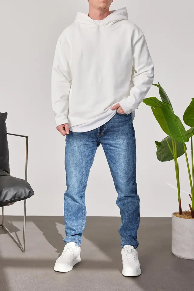NOMARC Rahat Kapüşonlu Uzun Kollu Sweatshirt