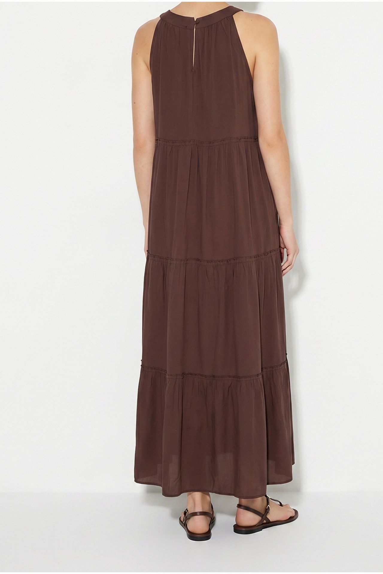 LUCCI Women’s Halter Maxi Dress 5