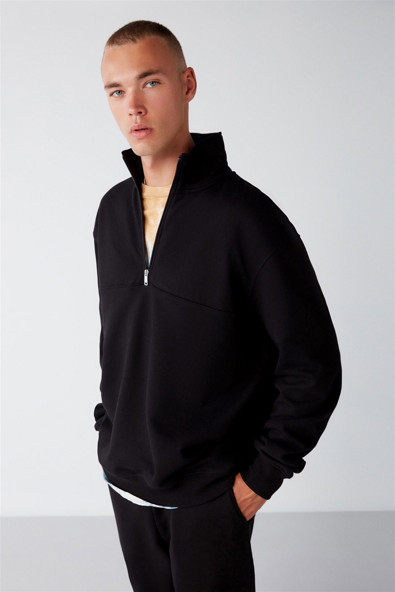 GRIMELANGE Yarım Fermuarlı Sweatshirt 3
