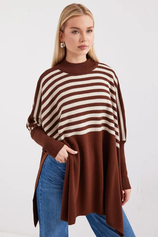 BDART Oversize Akrilik Bisiklet Yaka Kazak