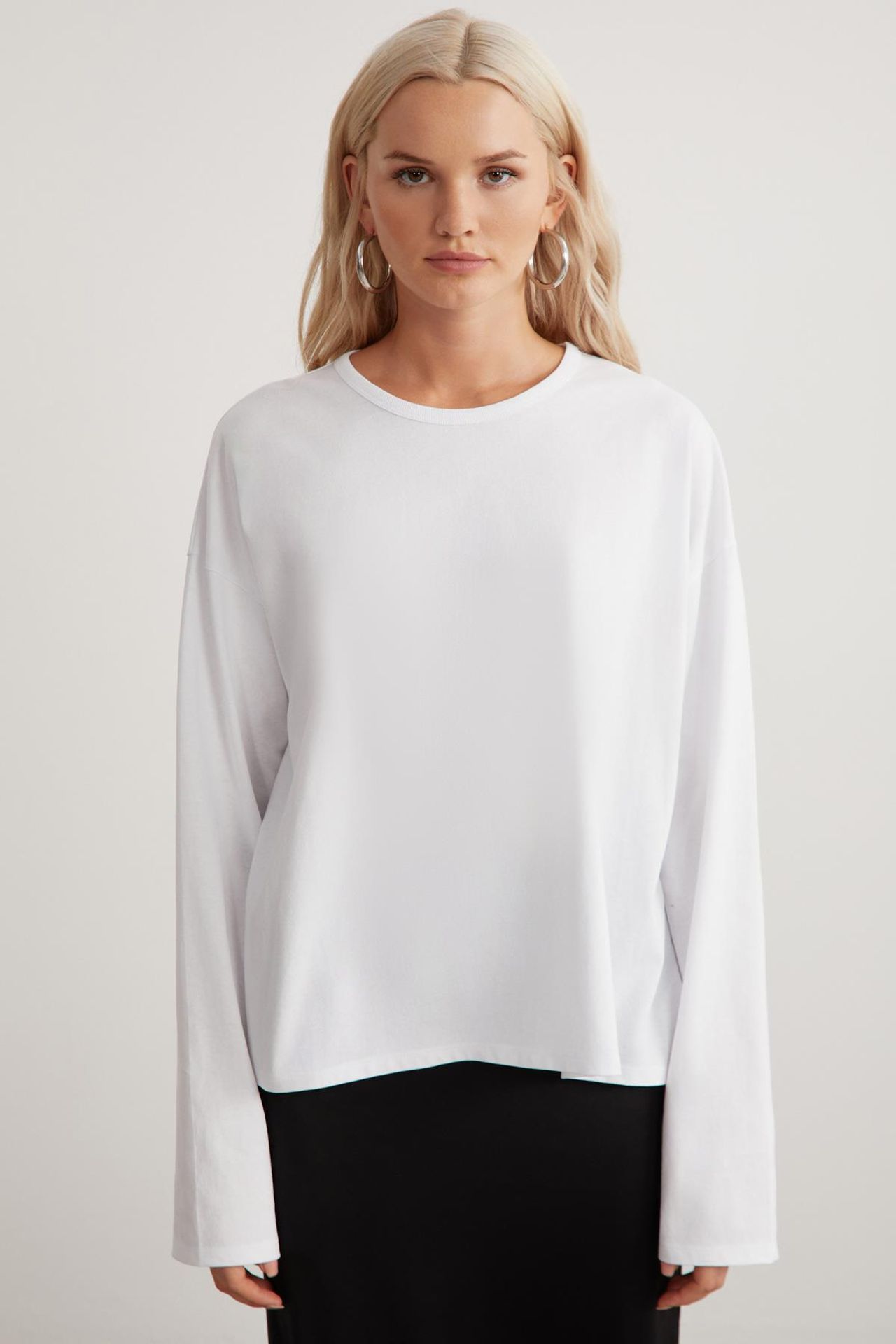 GRIMELANGE Oversized Crew Neck T-Shirt 1