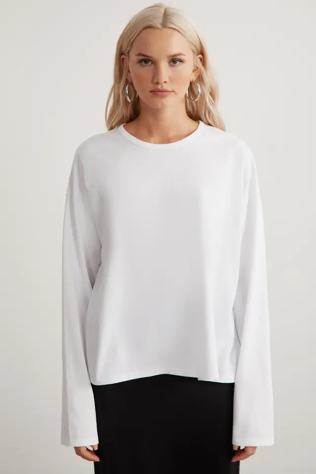 GRIMELANGE Oversized Crew Neck T-Shirt